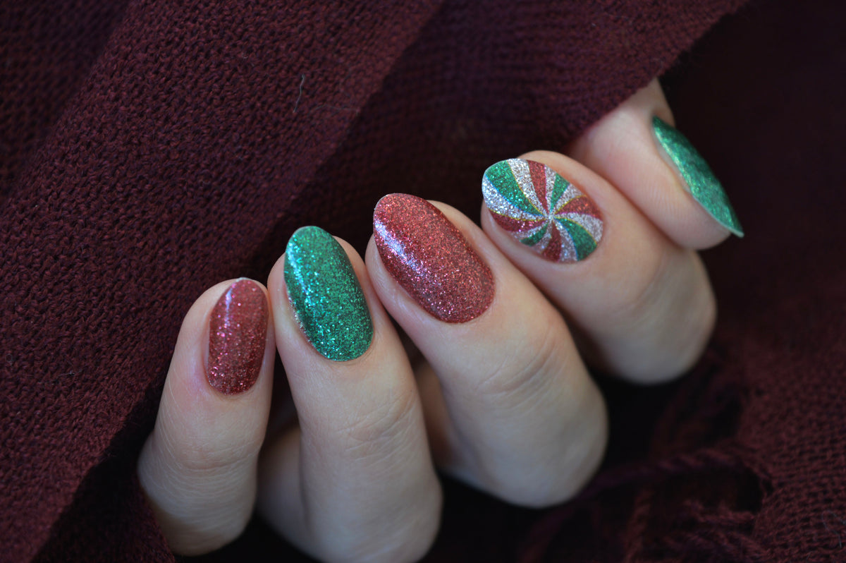 Peppermint Candy | Nail Polish Wraps