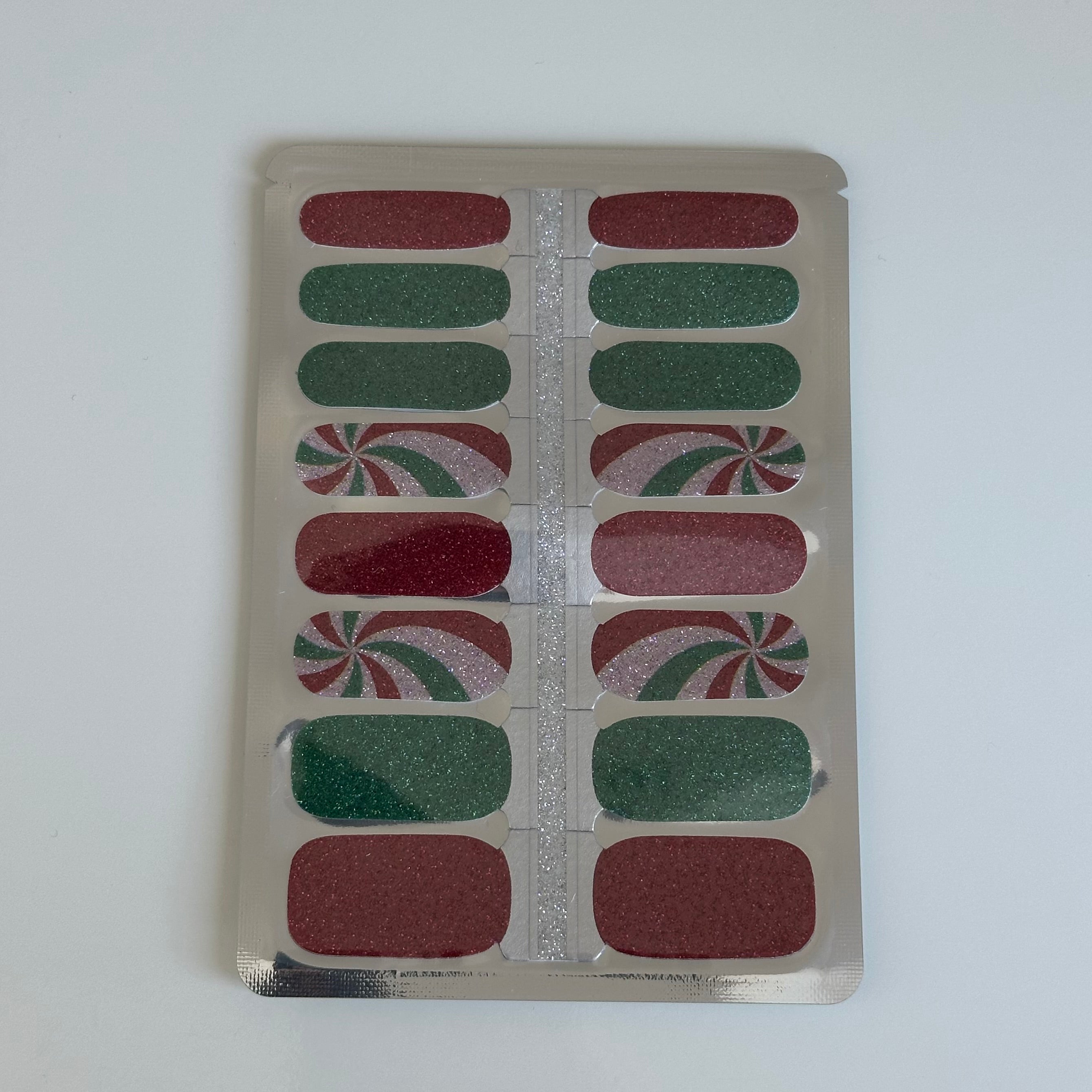 Peppermint Candy | Nail Polish Wraps