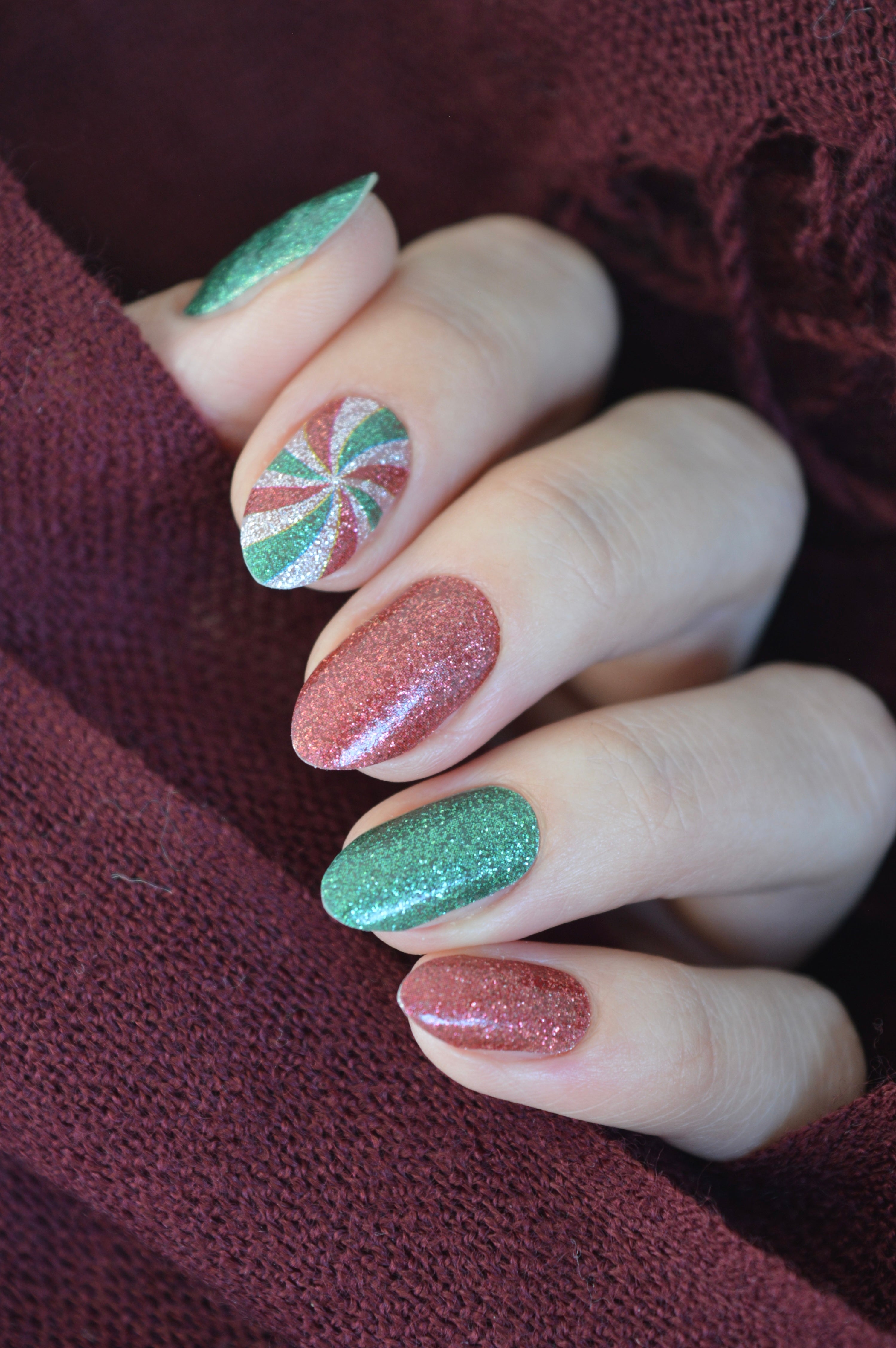 Peppermint Candy | Nail Polish Wraps