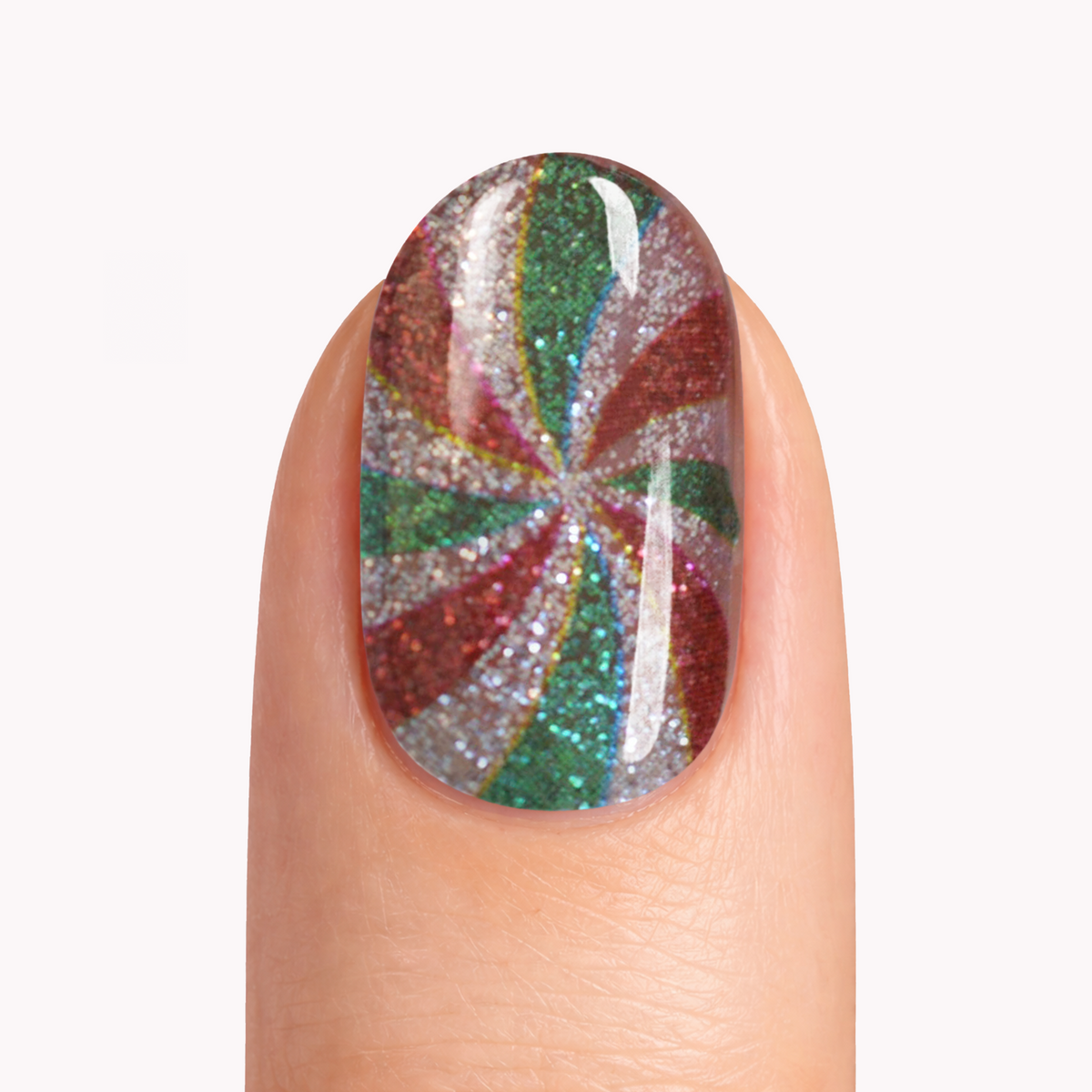 Peppermint Candy | Nail Polish Wraps