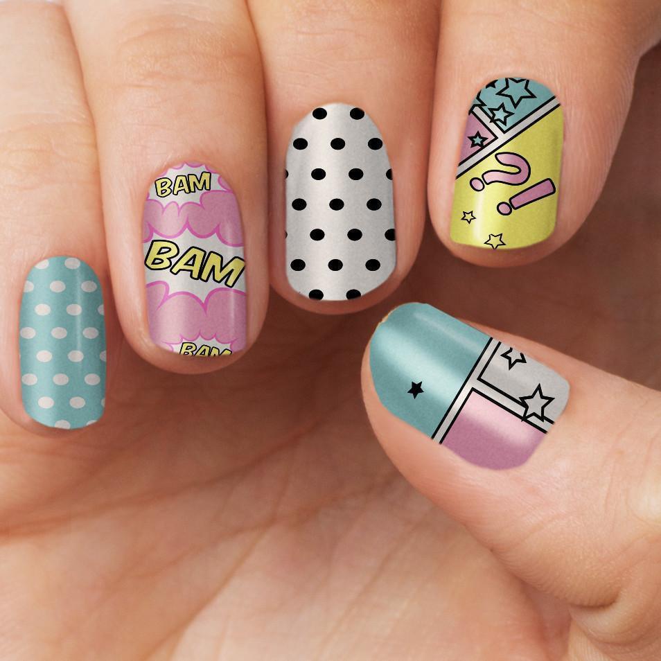Personail Nail Wraps Comic