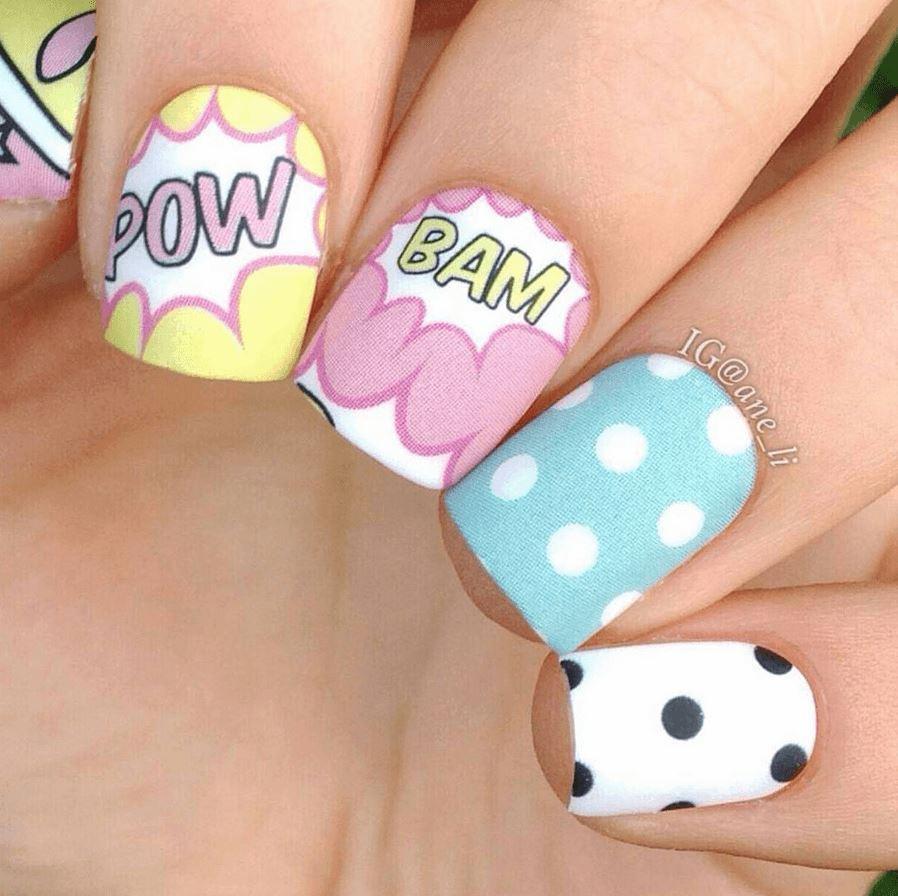 Personail Nail Wraps Comic