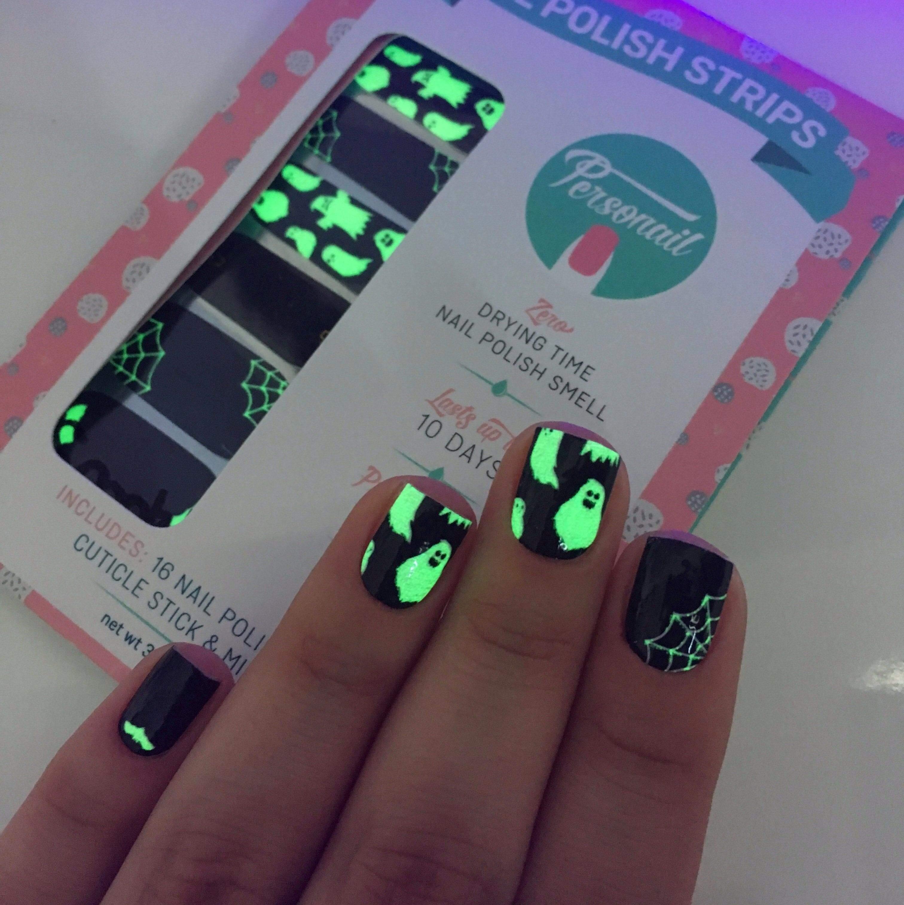 Personail Nail Wraps Spooktacular (Glow in the dark)