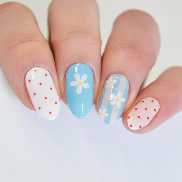 Picnic | Super Jellies DIY Hard Semi Cured Gel Nail Wraps