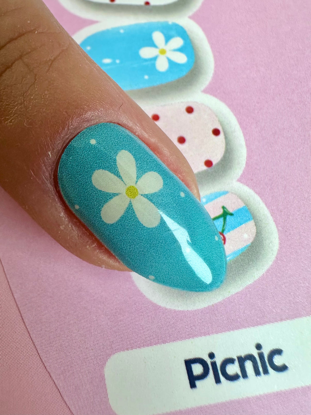 Picnic | Super Jellies DIY Hard Semi Cured Gel Nail Wraps