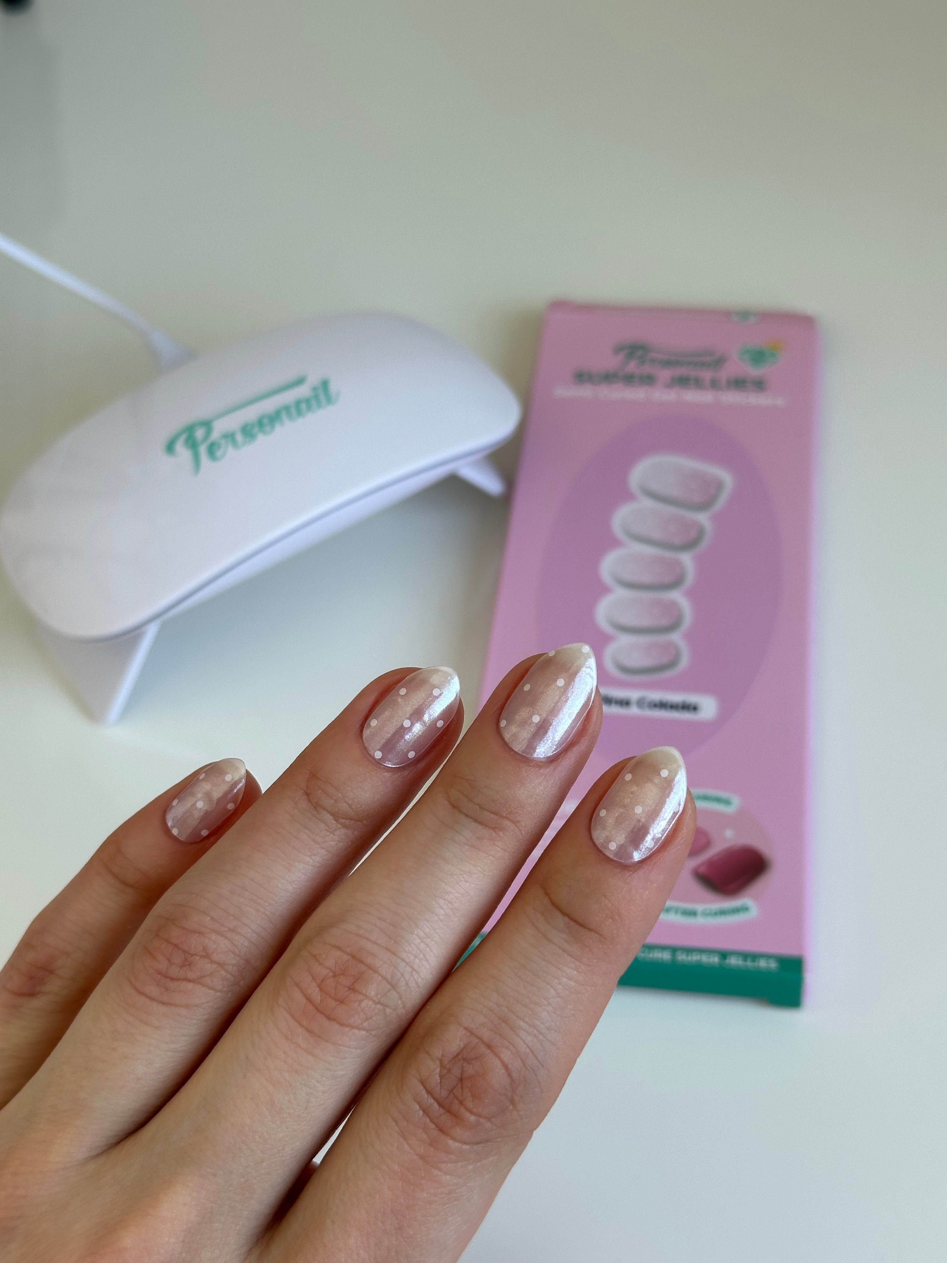 Pina Colada | Super Jellies DIY Hard Semi Cured Gel Nail Wraps