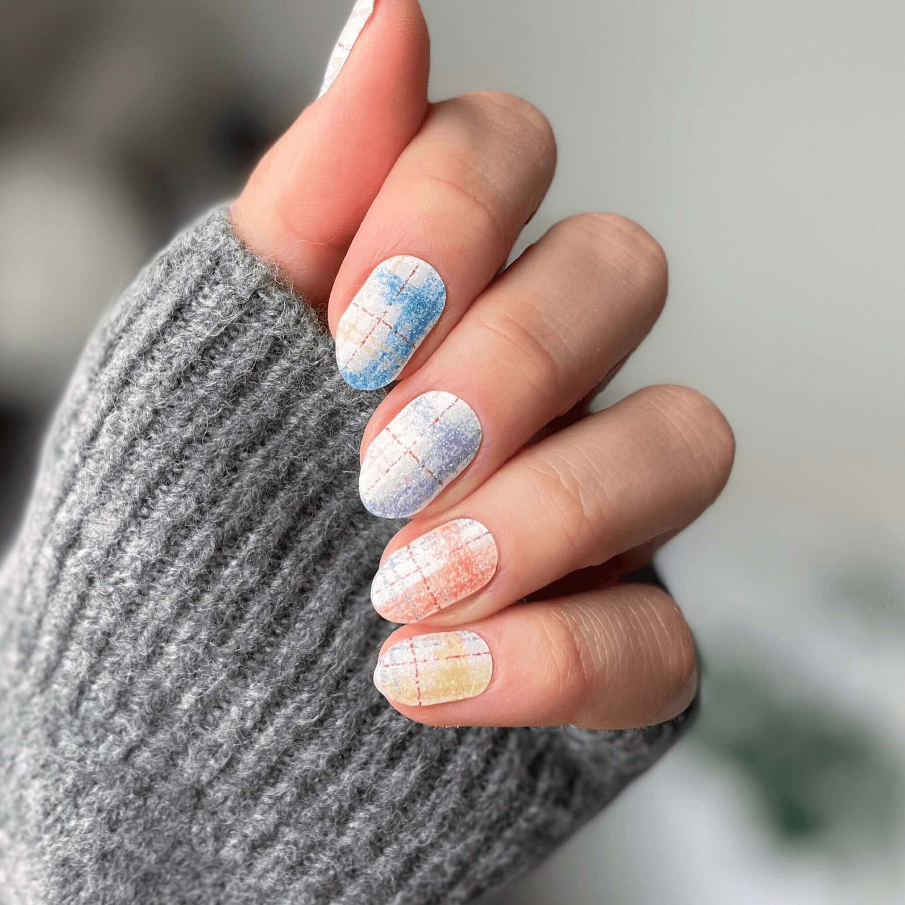 Plaid | Super Jellies DIY Hard Semi Cured Gel Nail Wraps