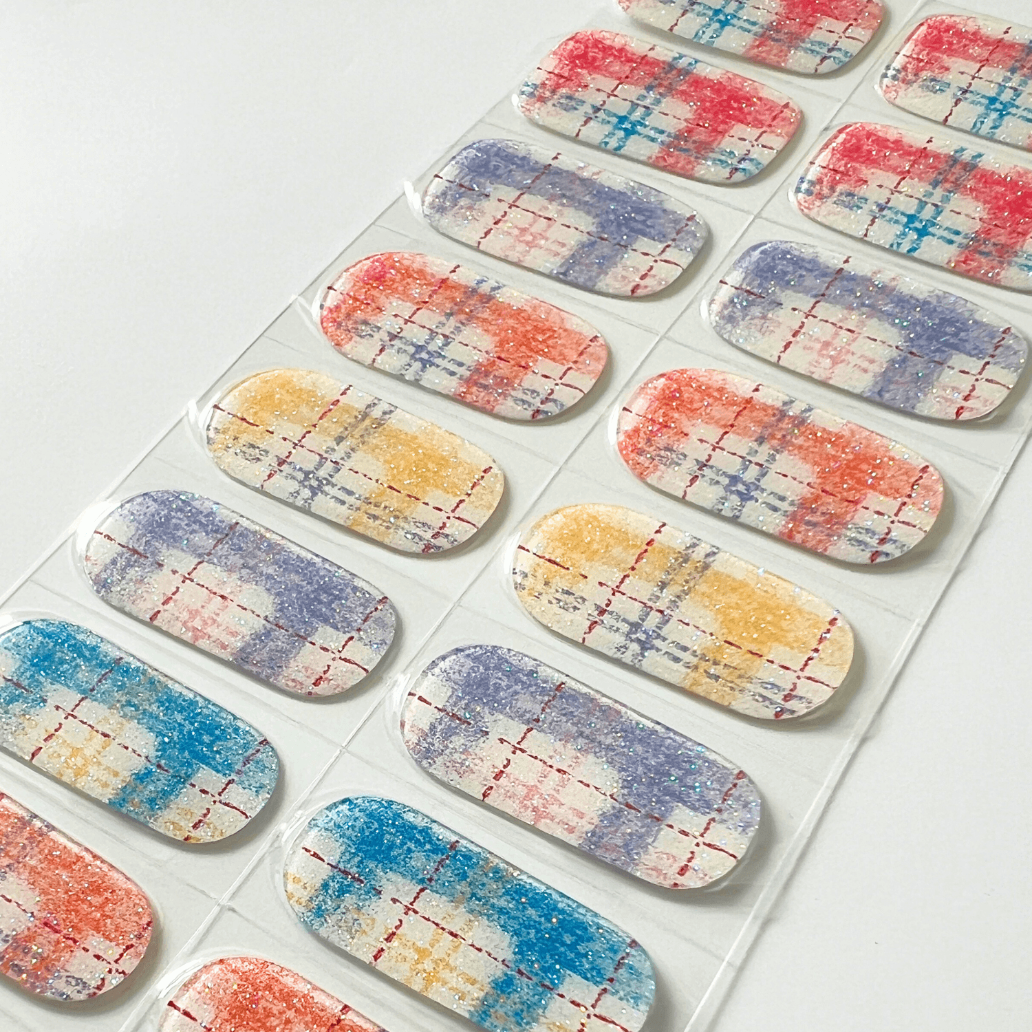 Plaid | Super Jellies DIY Hard Semi Cured Gel Nail Wraps