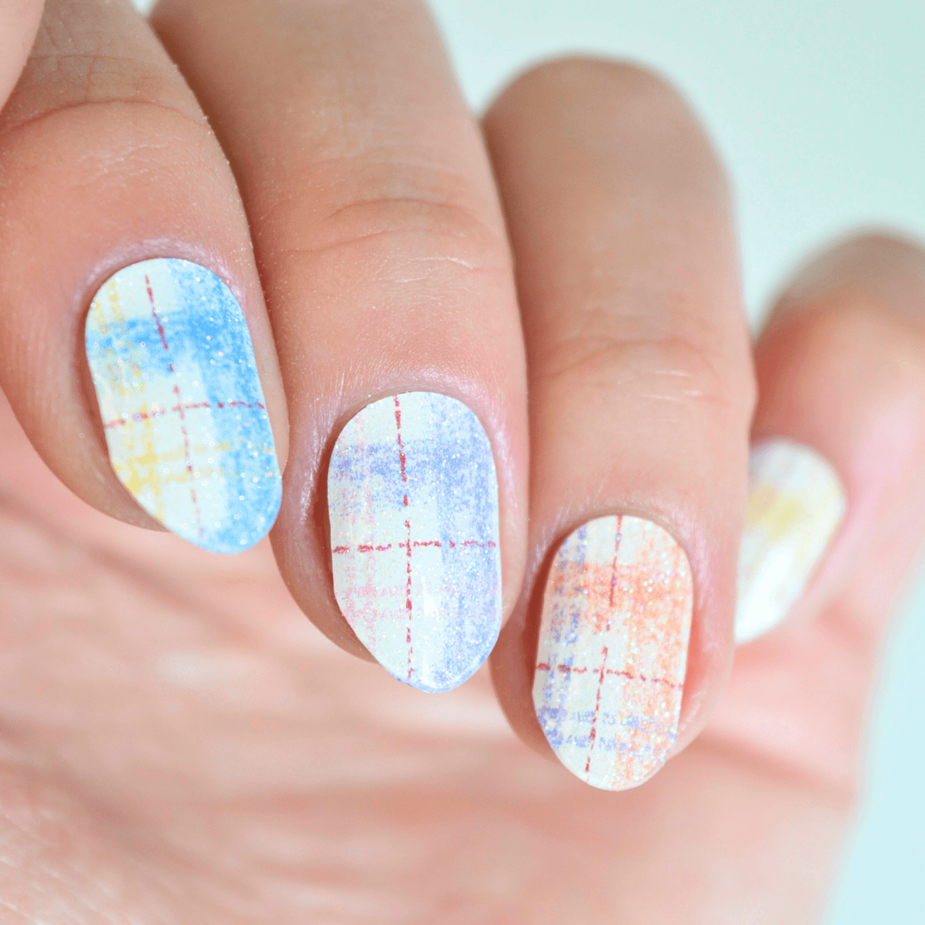 Plaid | Super Jellies DIY Hard Semi Cured Gel Nail Wraps