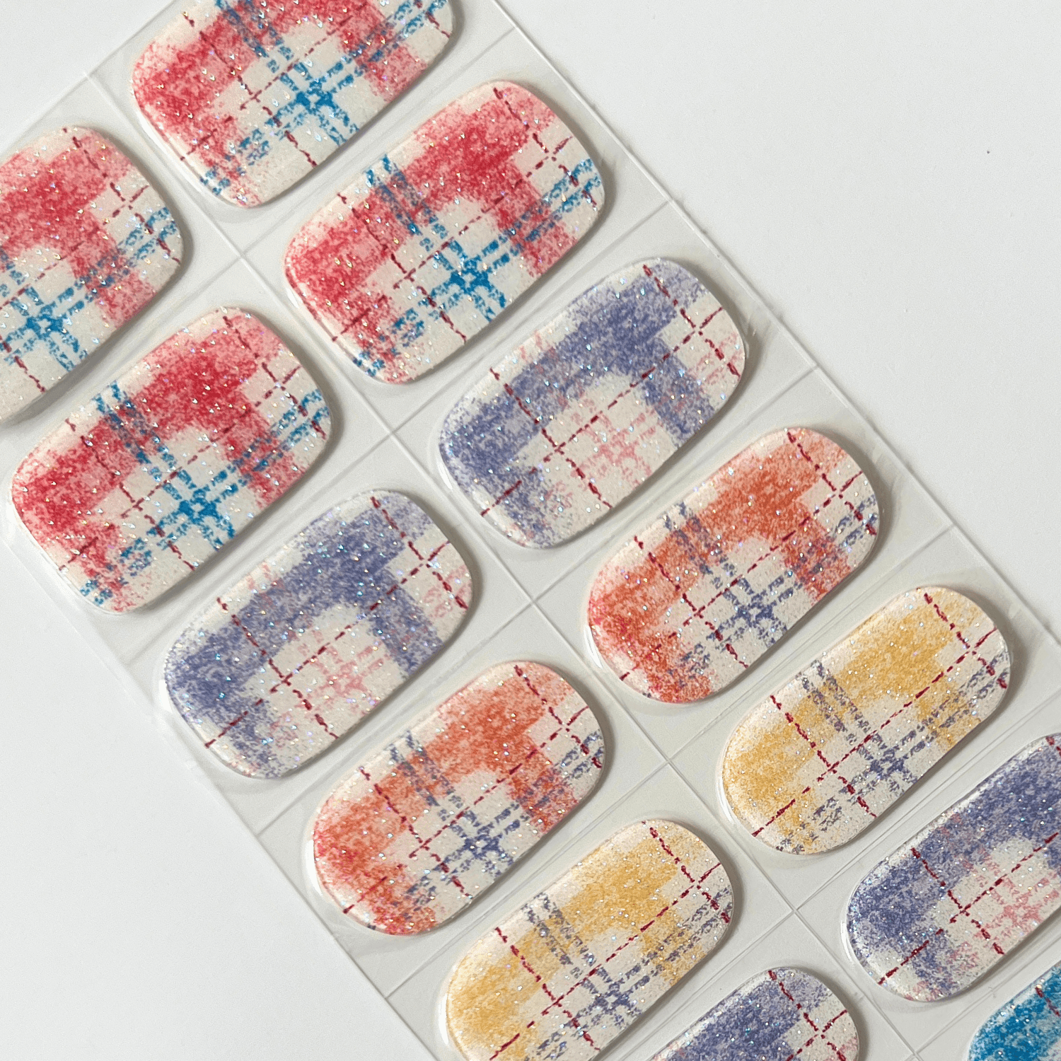 Plaid | Super Jellies DIY Hard Semi Cured Gel Nail Wraps