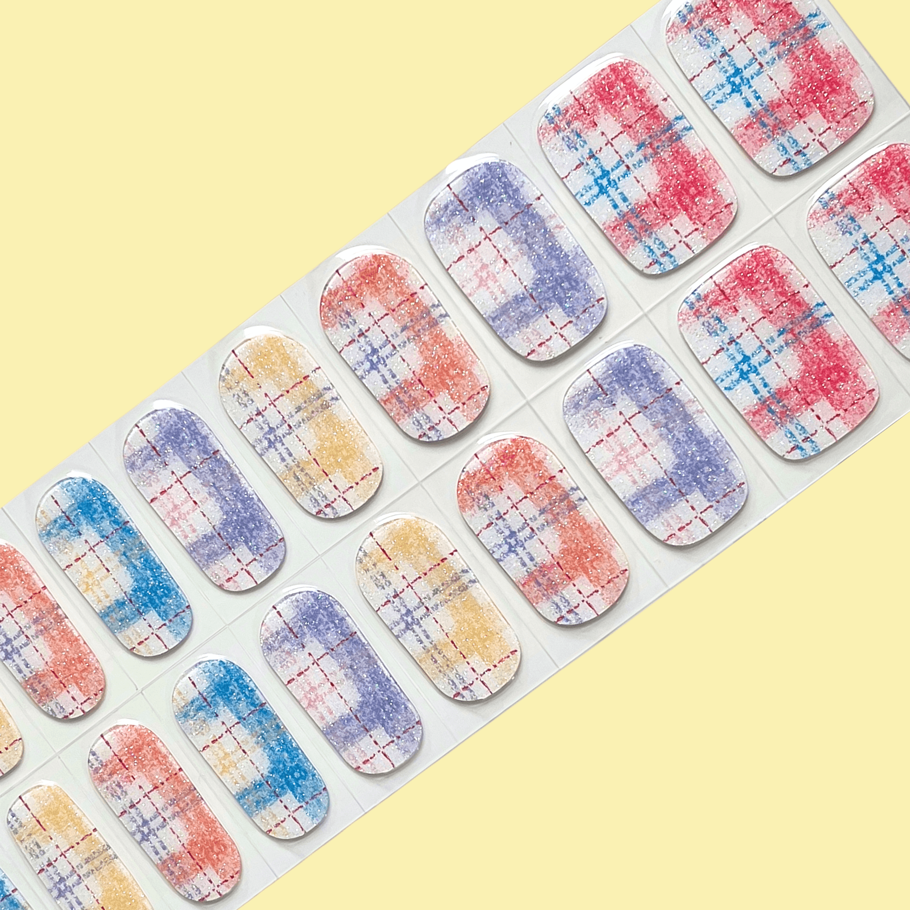 Plaid | Super Jellies DIY Hard Semi Cured Gel Nail Wraps