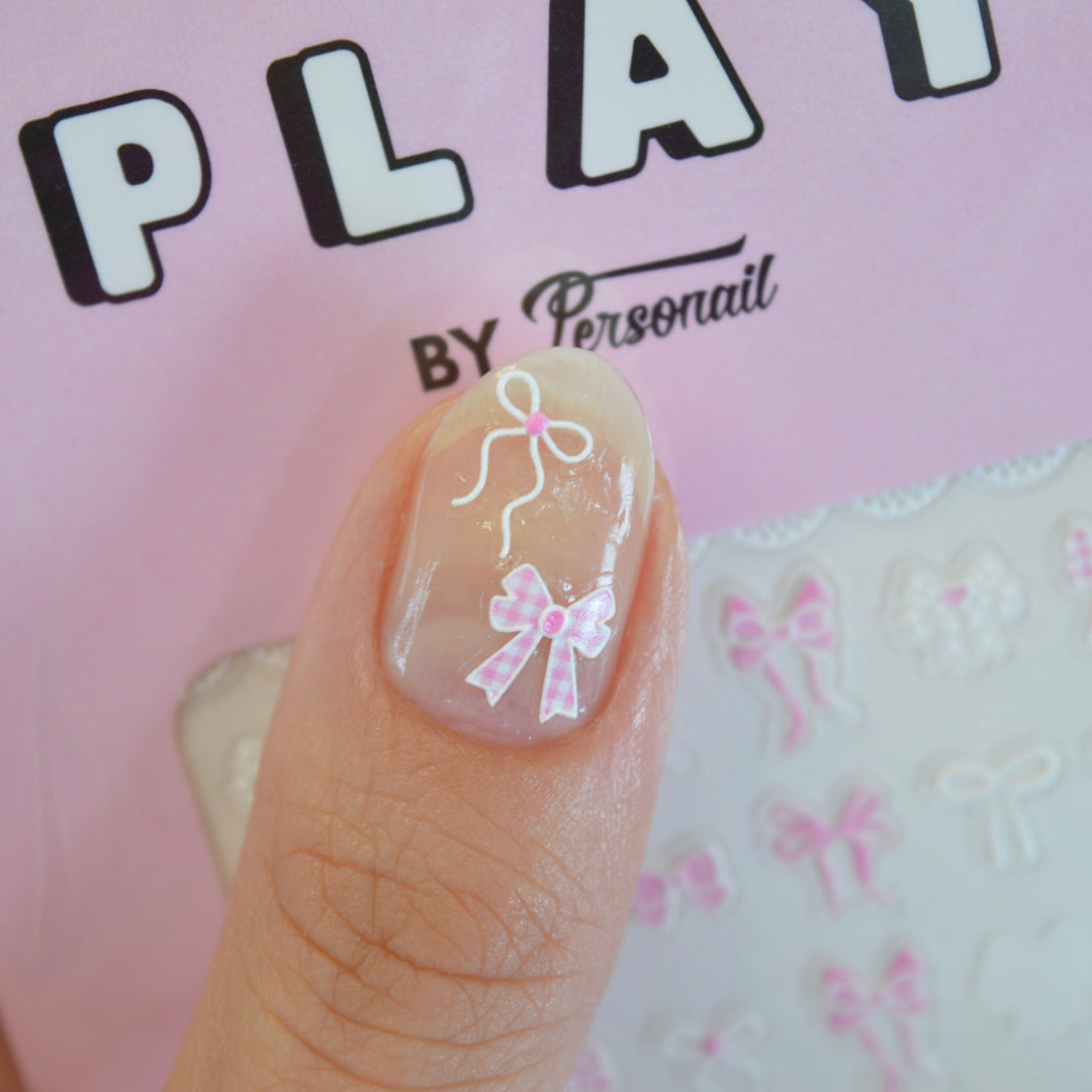 Plaid Dreams Nail Art Sticker