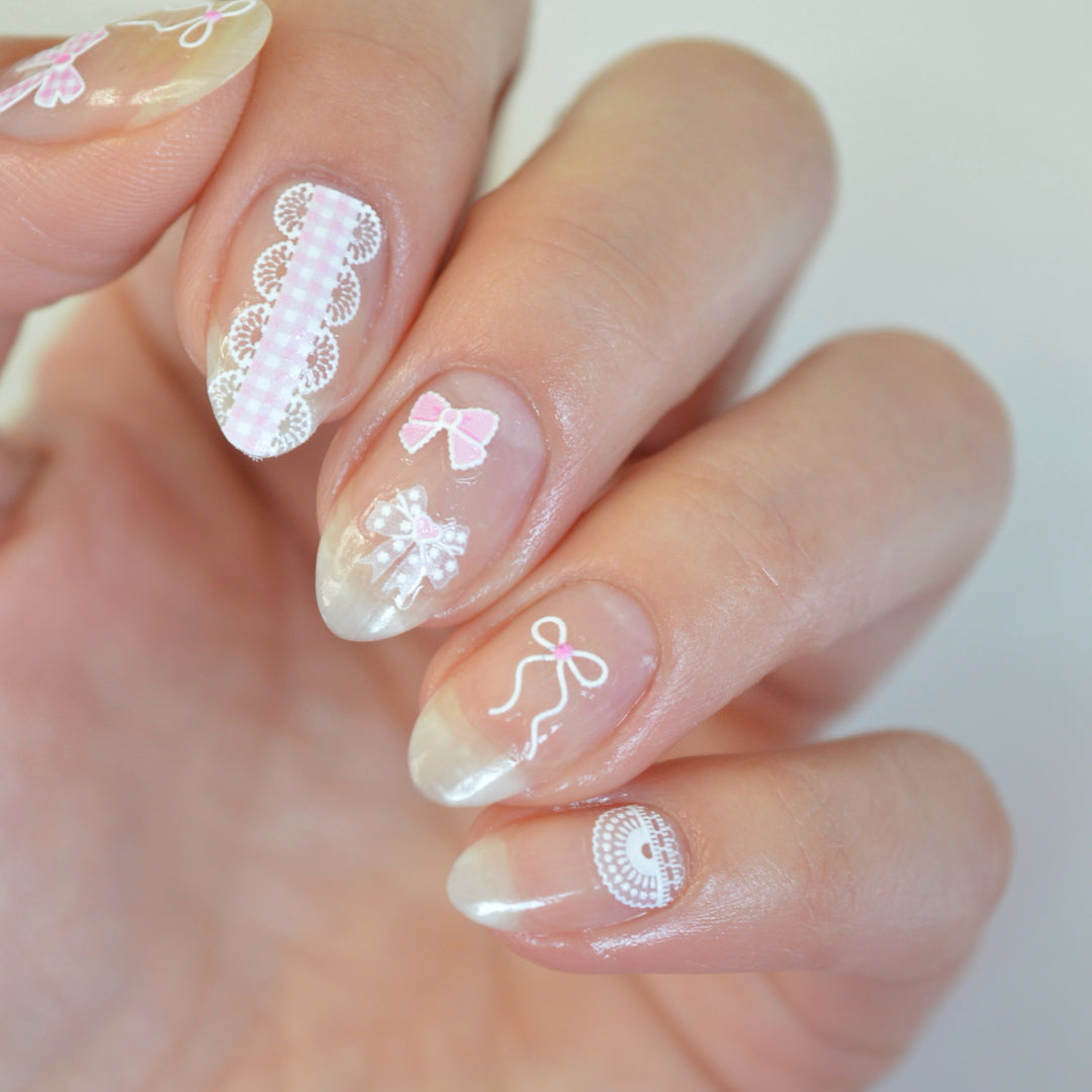 Plaid Dreams Nail Art Sticker