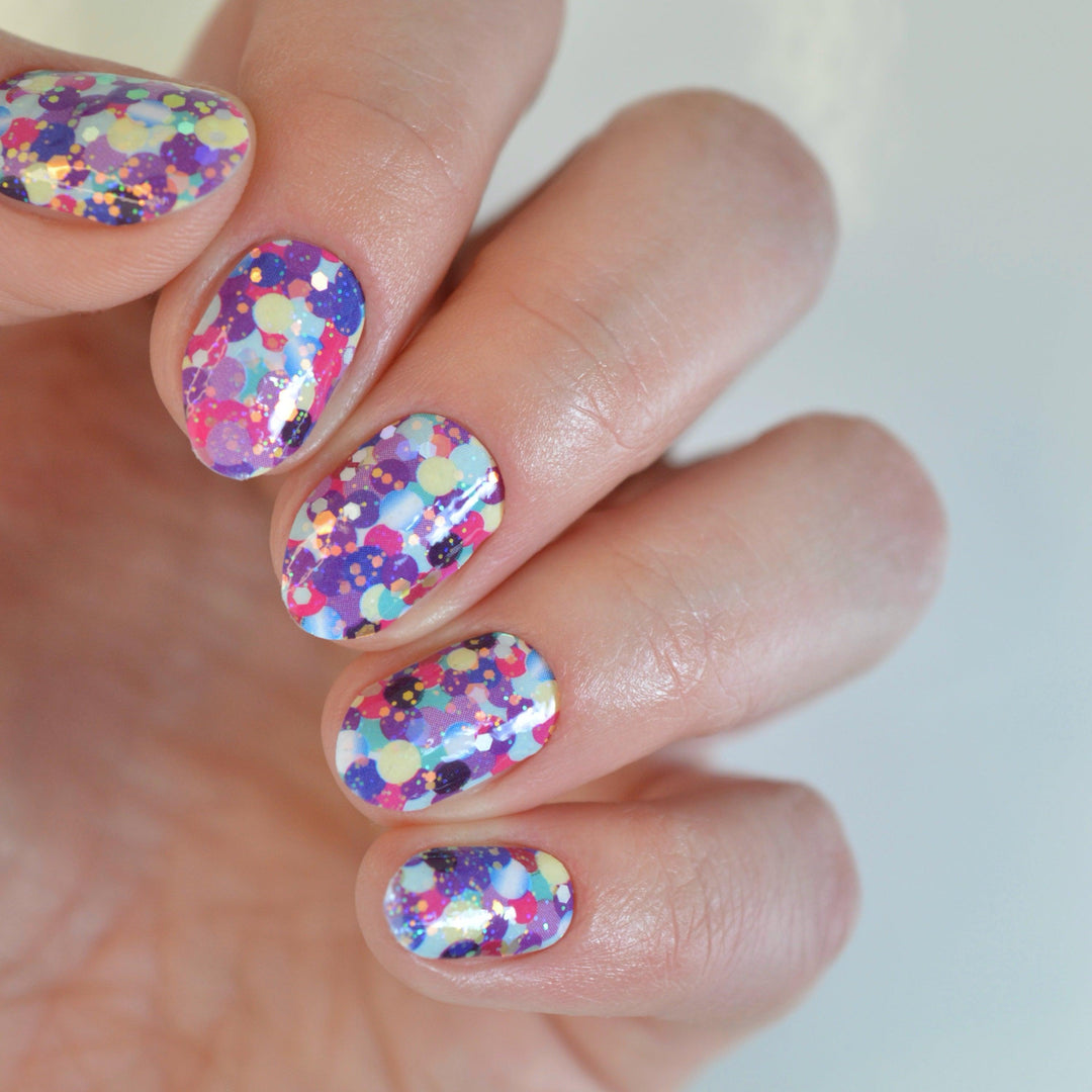 Poppers | Chunky Glitter Nail Polish Wraps