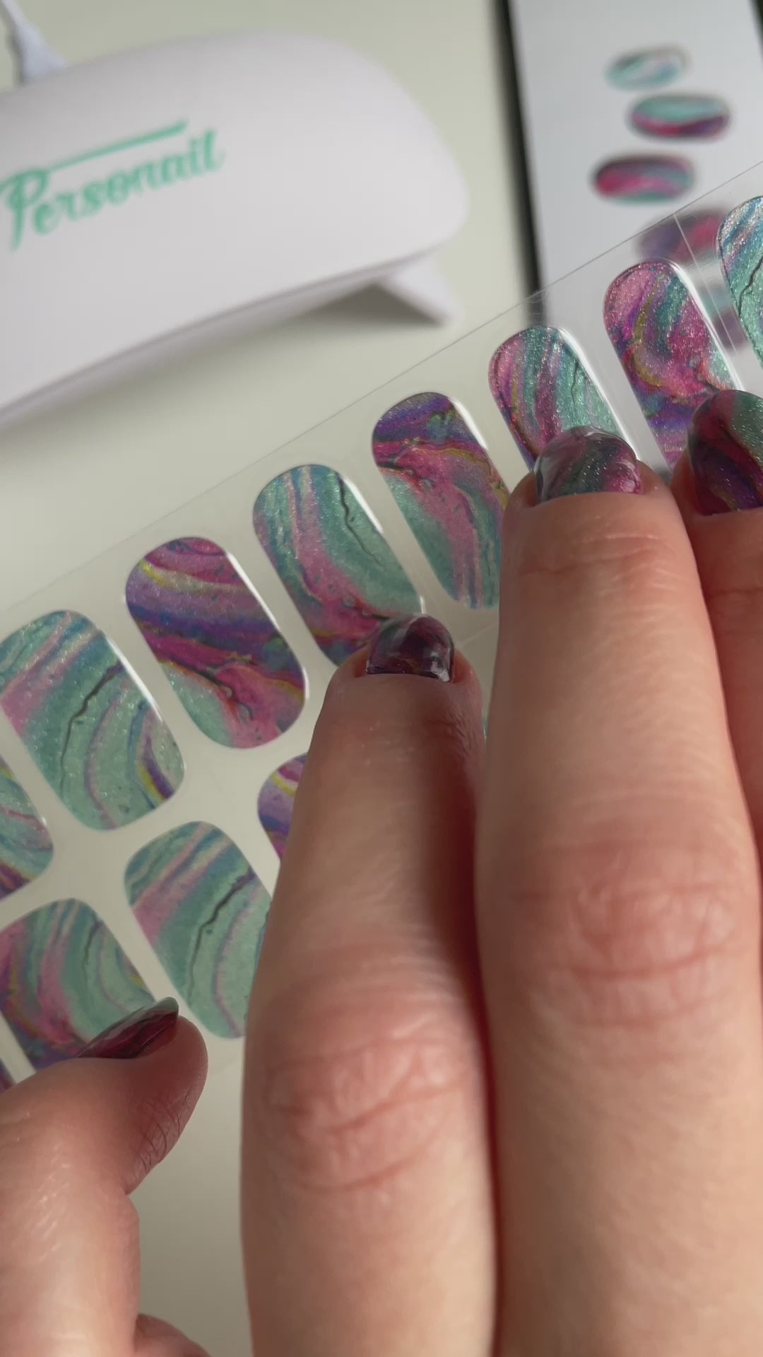 Santorini | Super Jellies DIY Hard Semi Cured Gel Nail Wraps