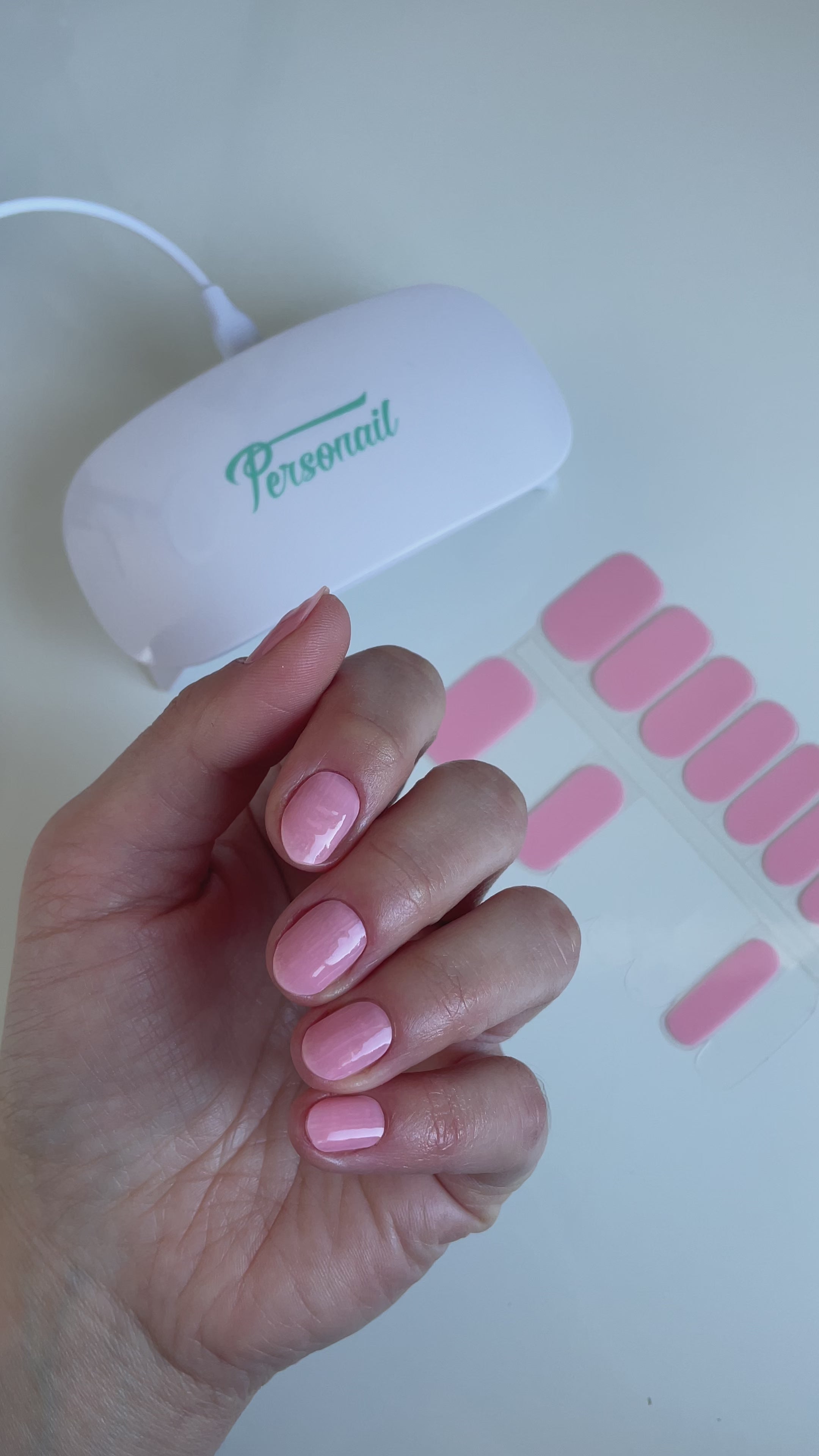 Posie Pink  | Jellies DIY Soft Semi Cured Gel Nail Wraps
