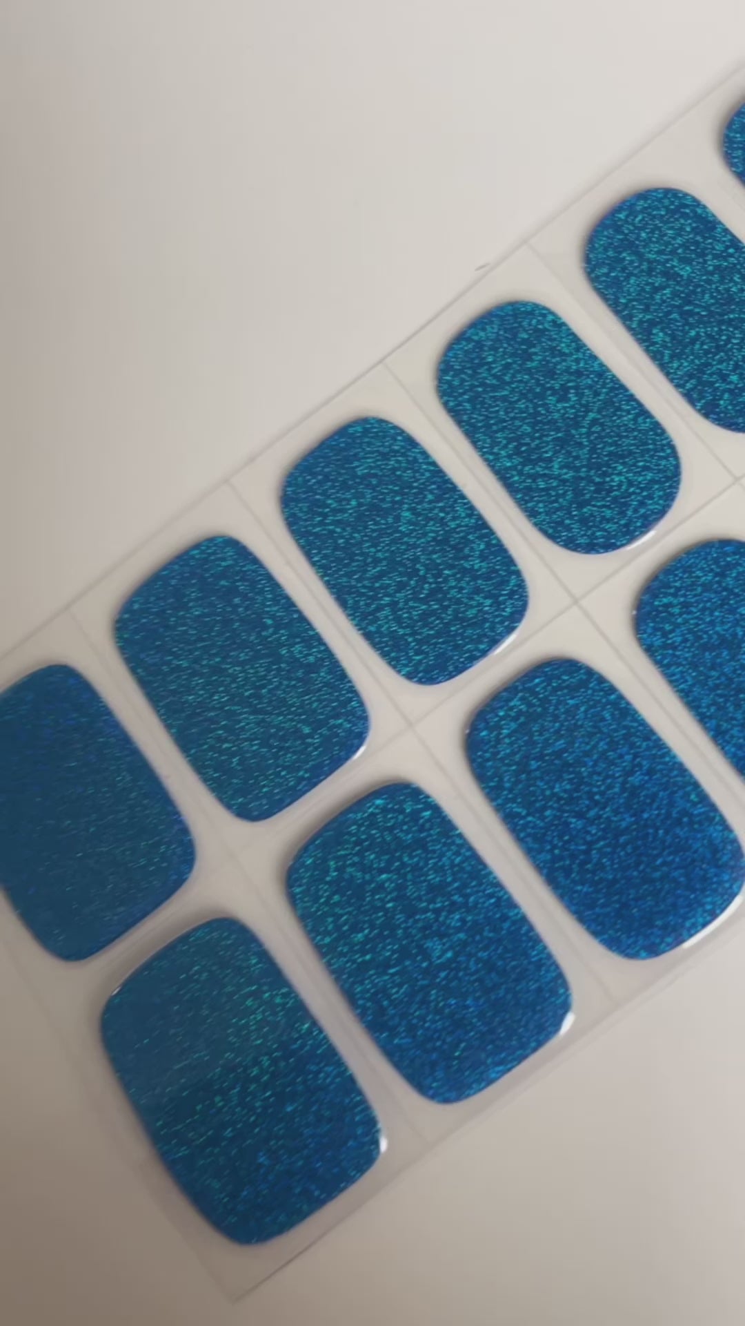 HOLO HOLO (Blue) | Super Jellies DIY Hard Semi Cured Gel Nail Wraps