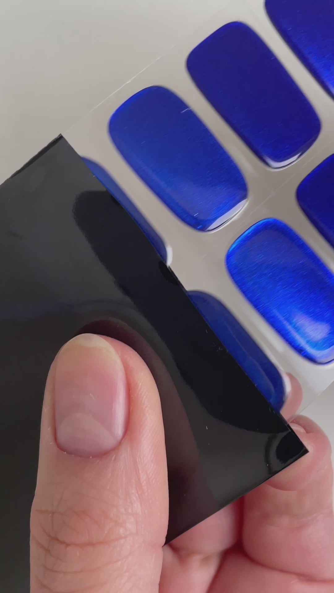 Metals (Blue) | Super Jellies DIY Hard Semi Cured Gel Nail Wraps