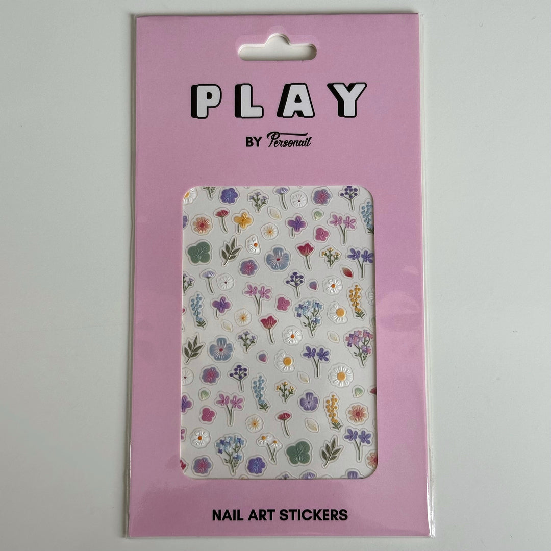 Purple Violet PLAY Nail Art Sticker