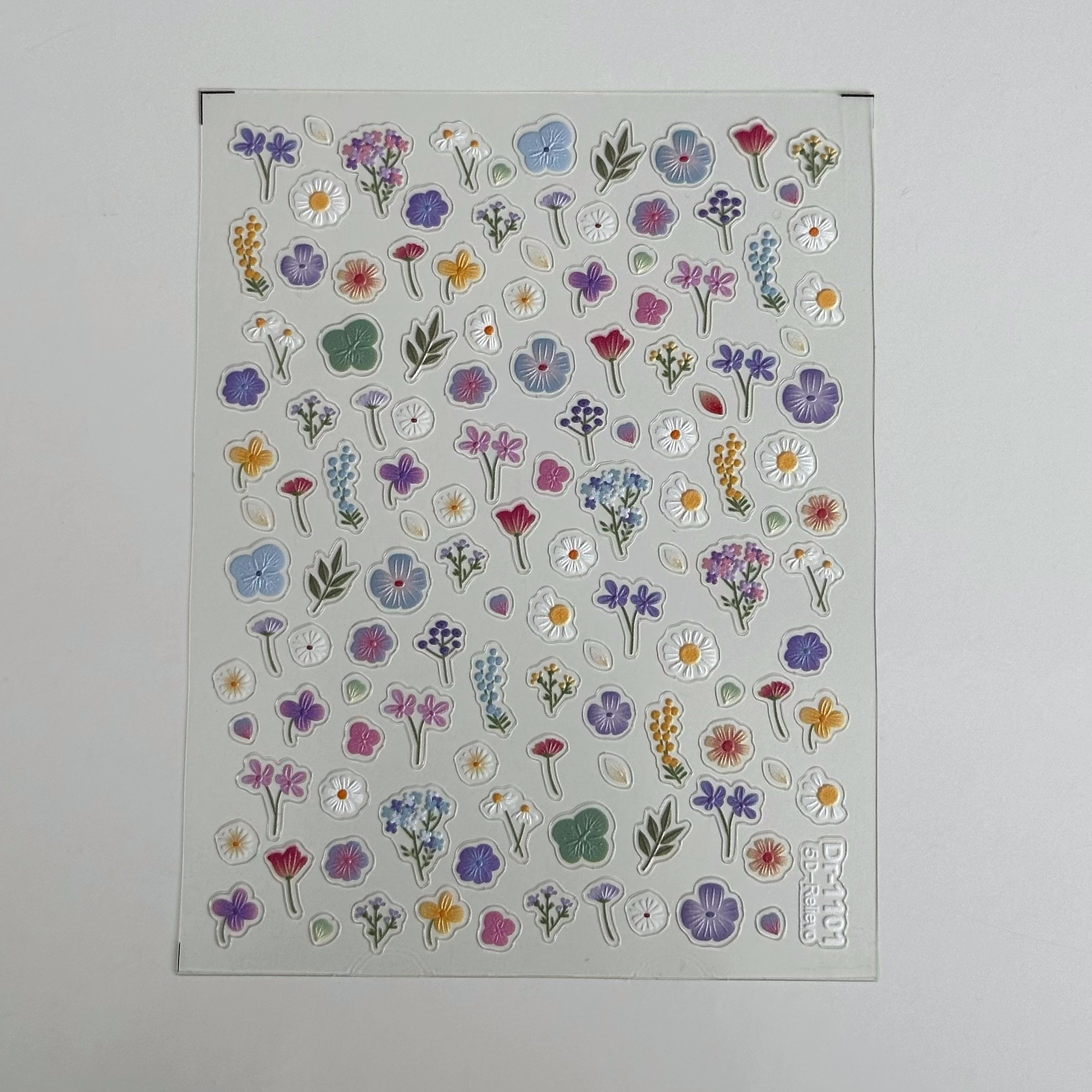 Purple Violet PLAY Nail Art Sticker