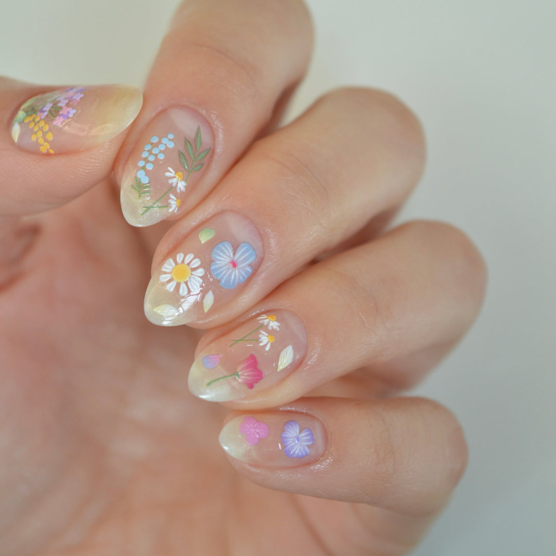 Purple Violet PLAY Nail Art Sticker