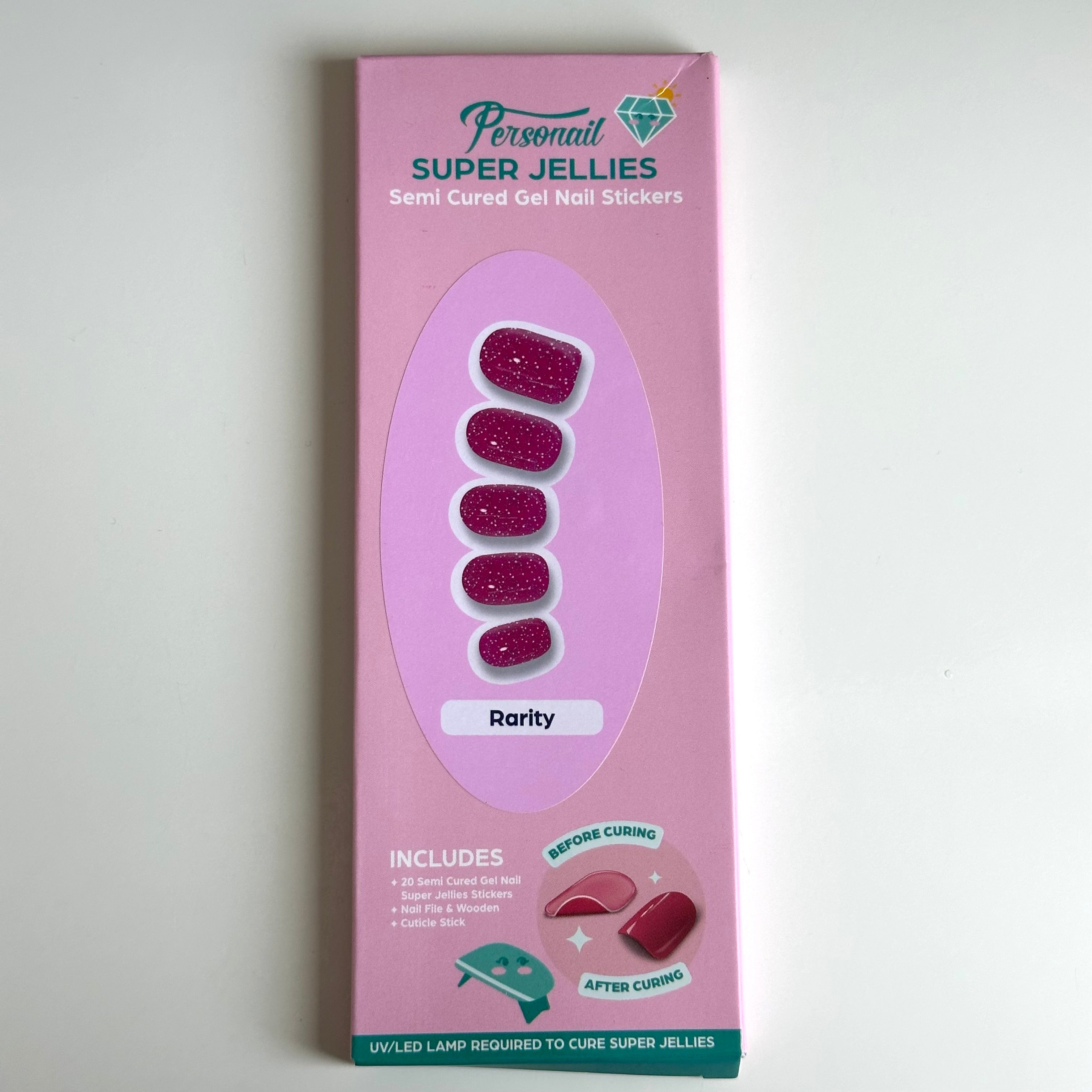 Rarity | Super Jellies DIY Hard Semi Cured Gel Nail Wraps