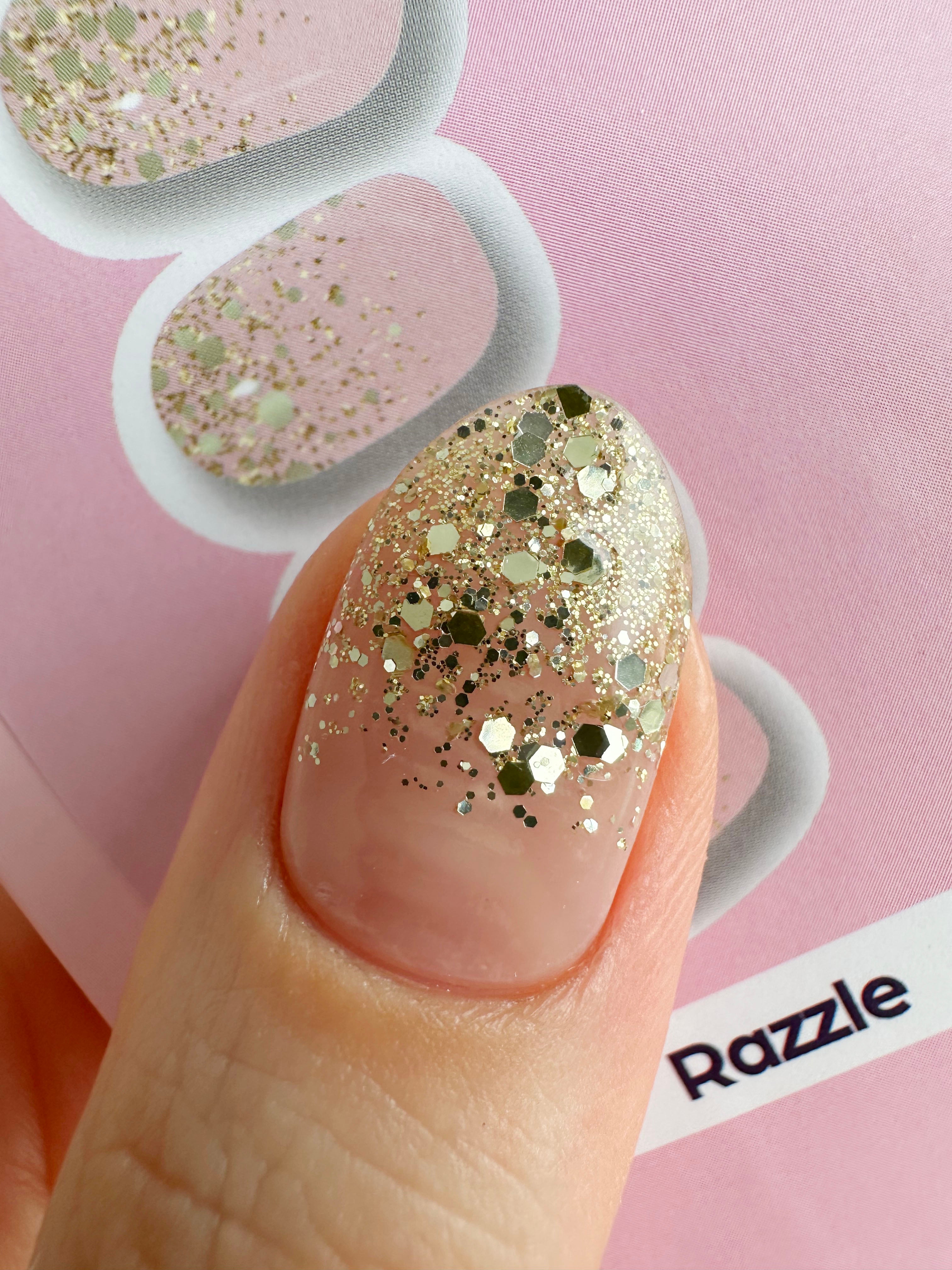 Razzle | Super Jellies DIY Hard Semi Cured Gel Nail Wraps