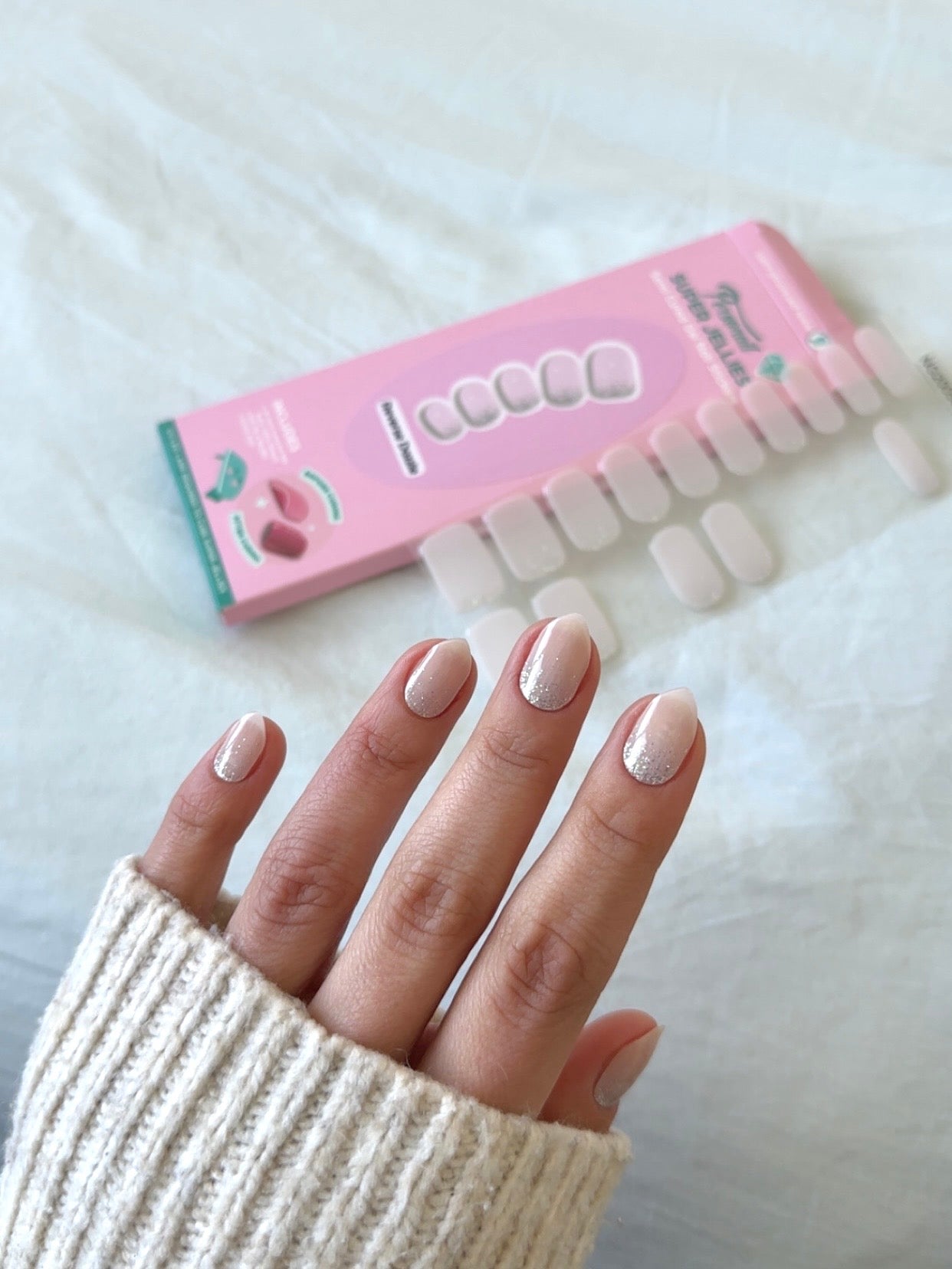 Reverse Dazzle | Super Jellies DIY Hard Semi Cured Gel Nail Wraps