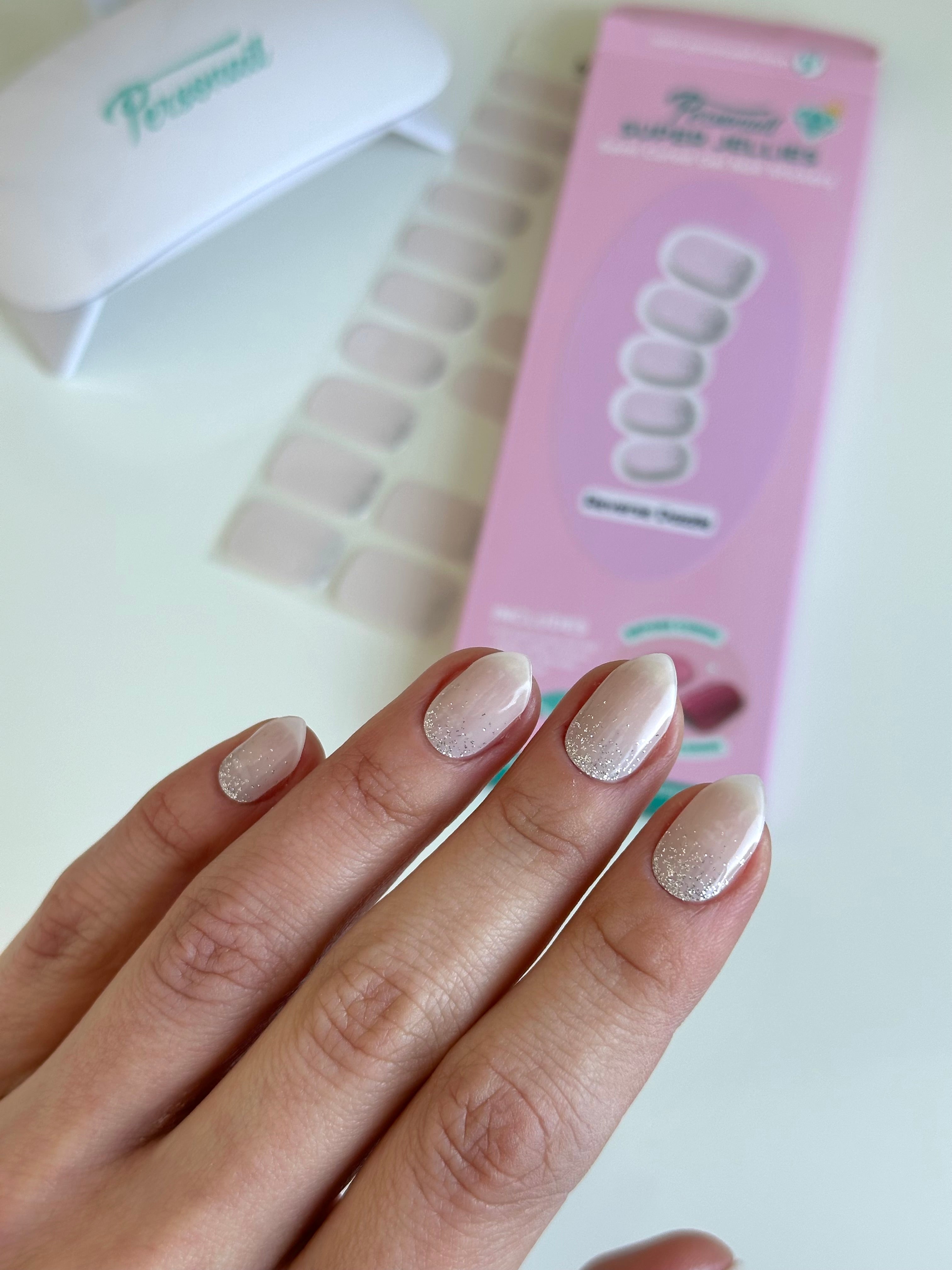 Reverse Dazzle | Super Jellies DIY Hard Semi Cured Gel Nail Wraps