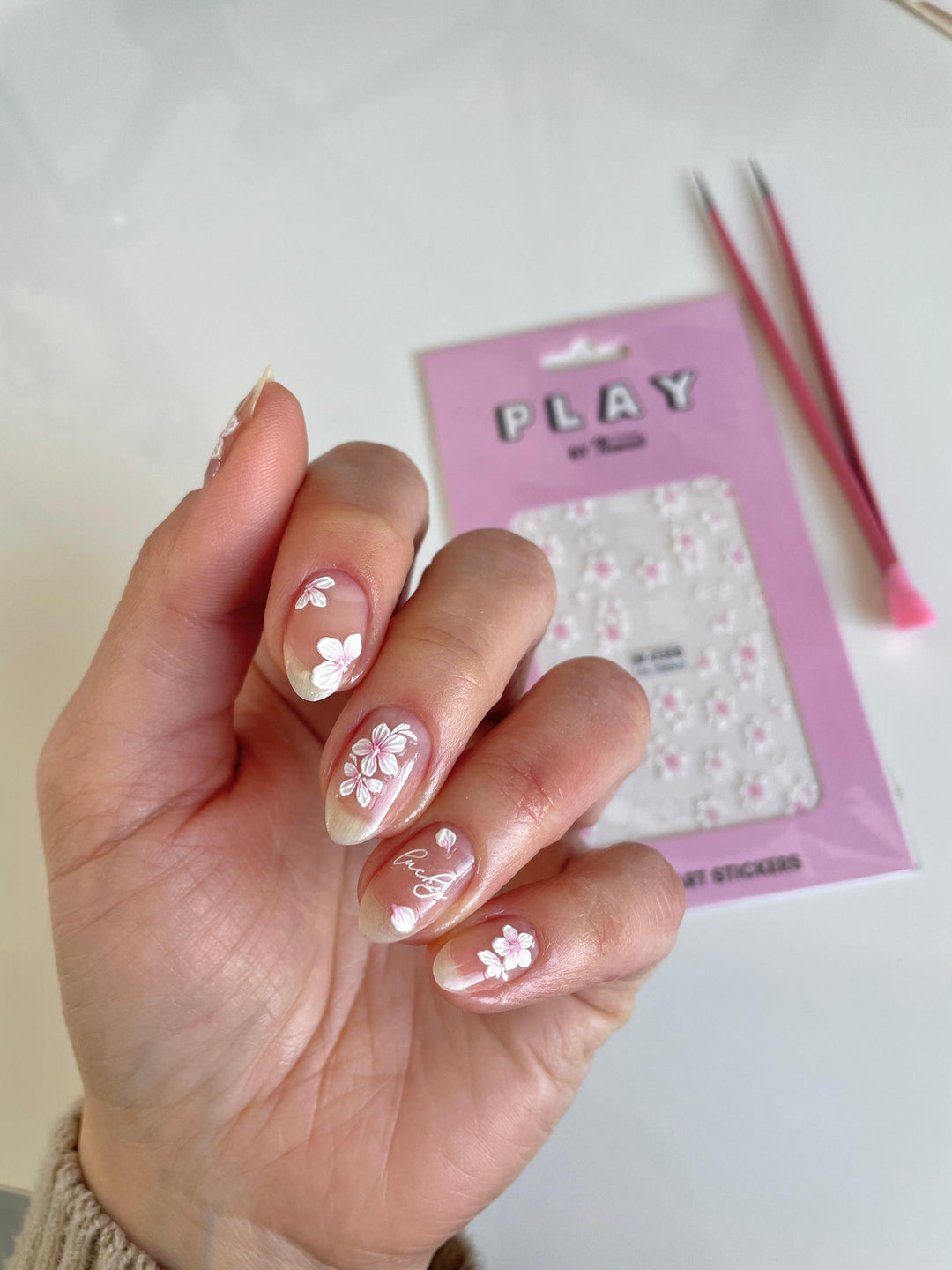 Sakura Bliss 3D PLAY Nail Art Sticker