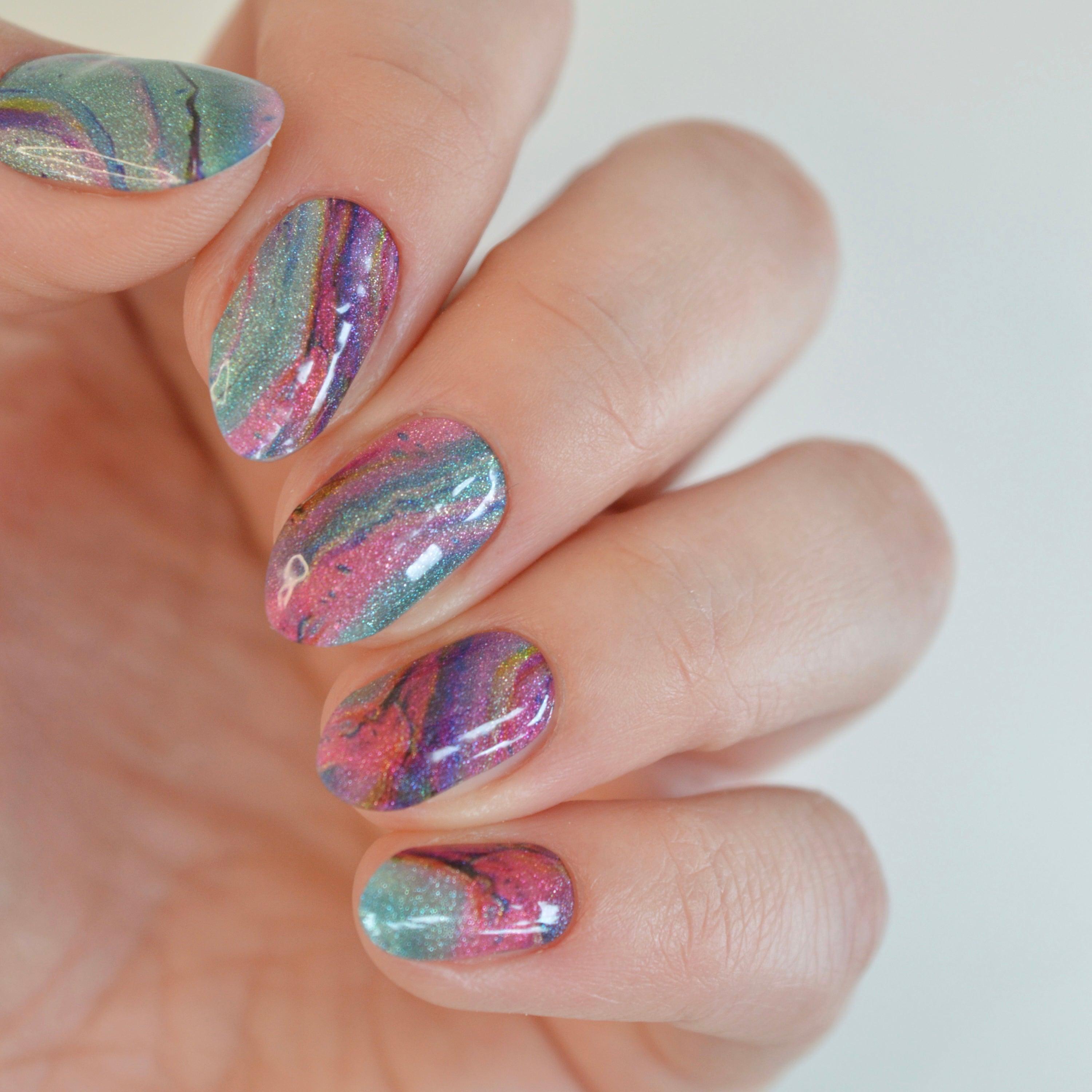 Santorini | Super Jellies DIY Hard Semi Cured Gel Nail Wraps