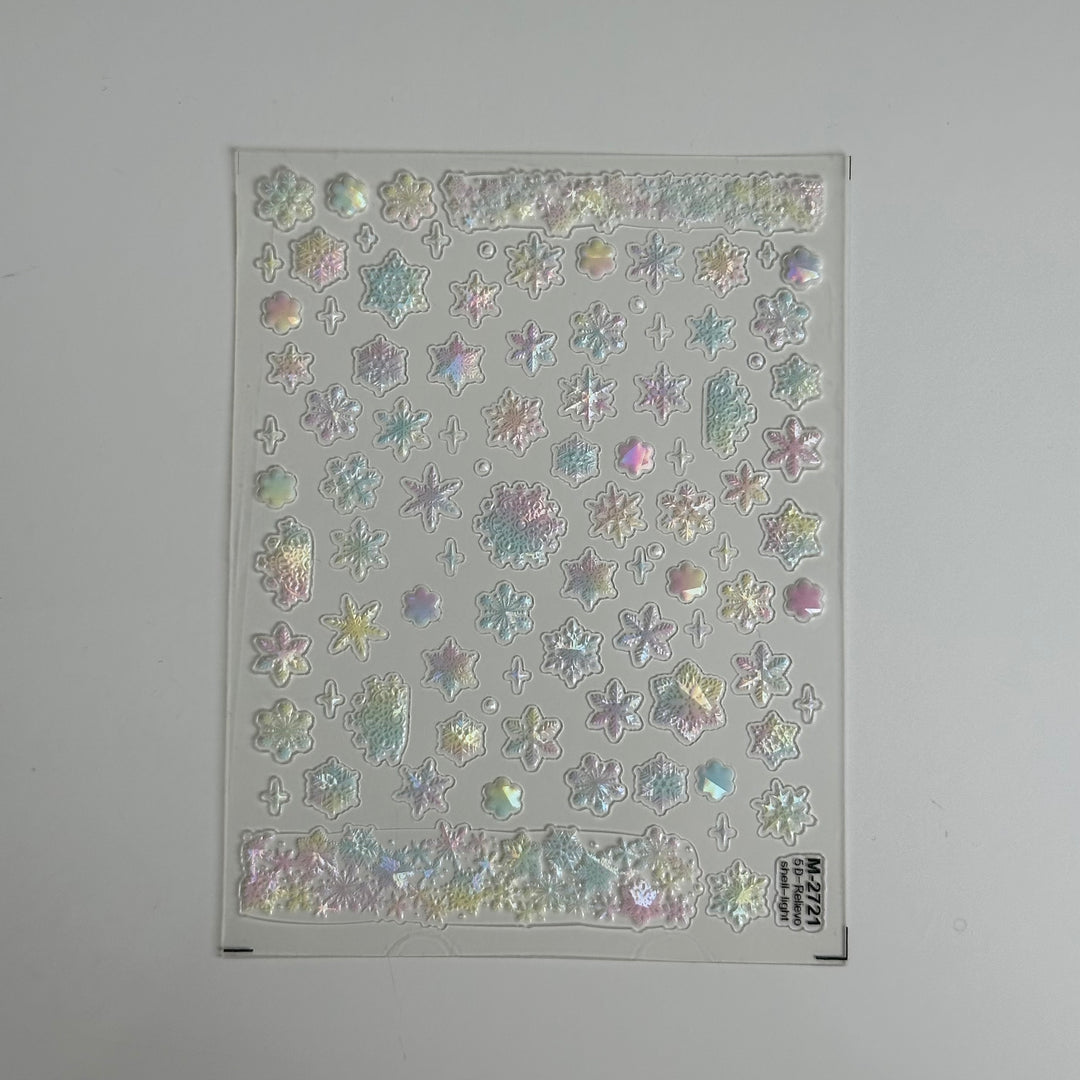 Sapporo Snow PLAY Nail Art Sticker