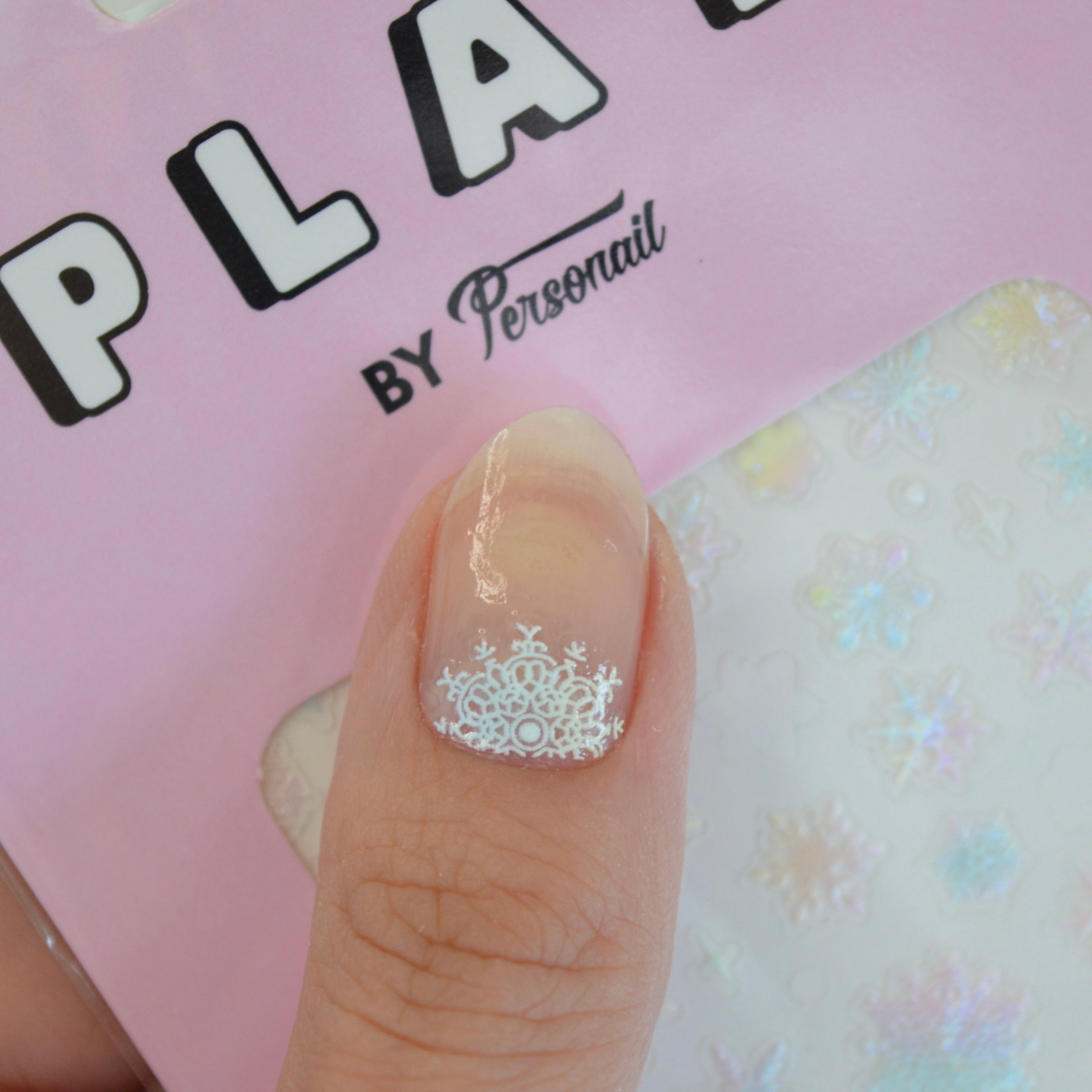 Sapporo Snow PLAY Nail Art Sticker