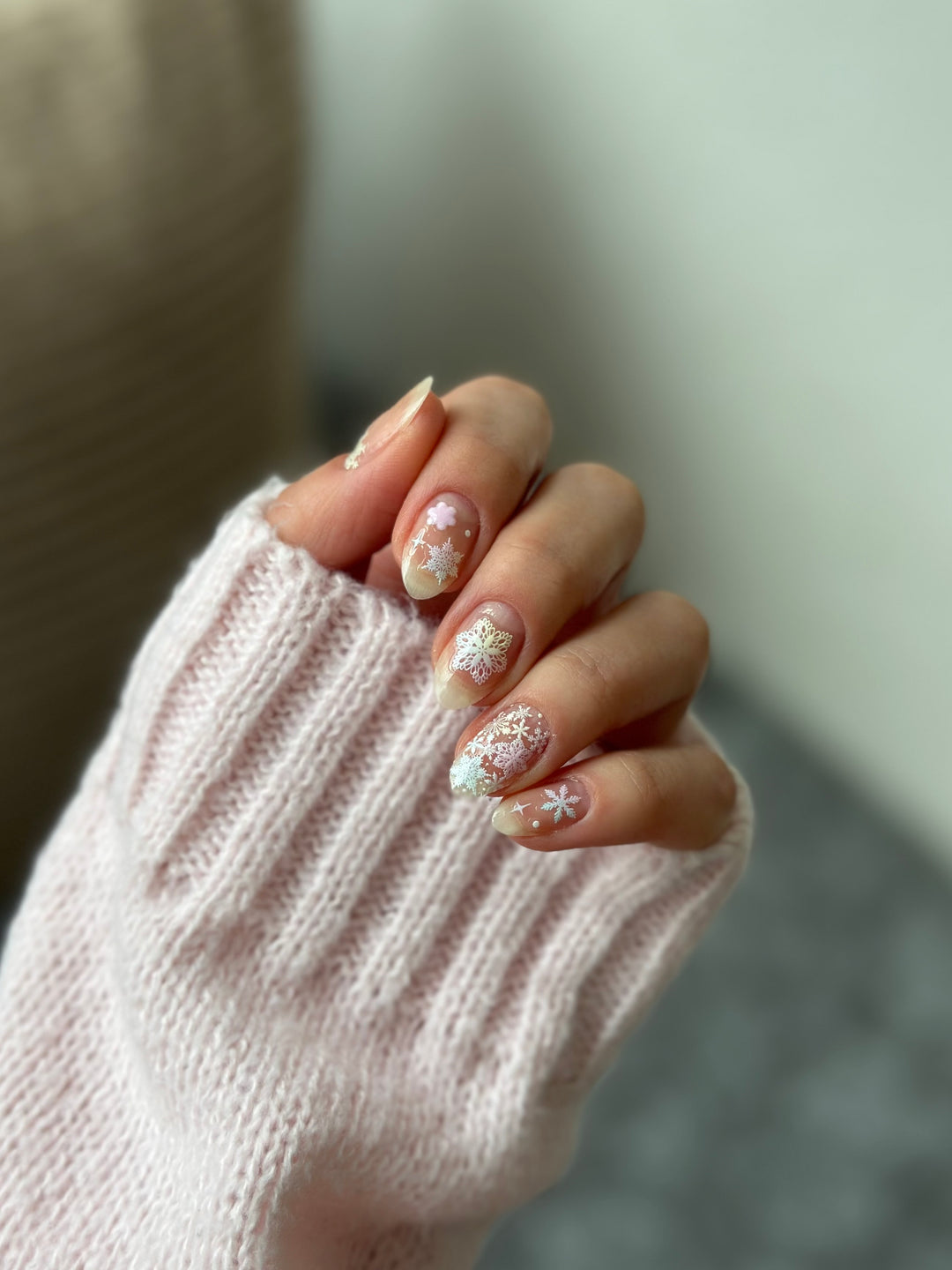Sapporo Snow PLAY Nail Art Sticker