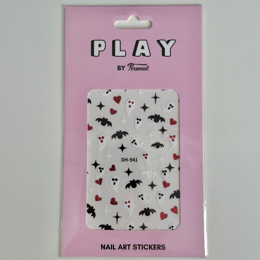 Scary PLAY Nail Art Sticker