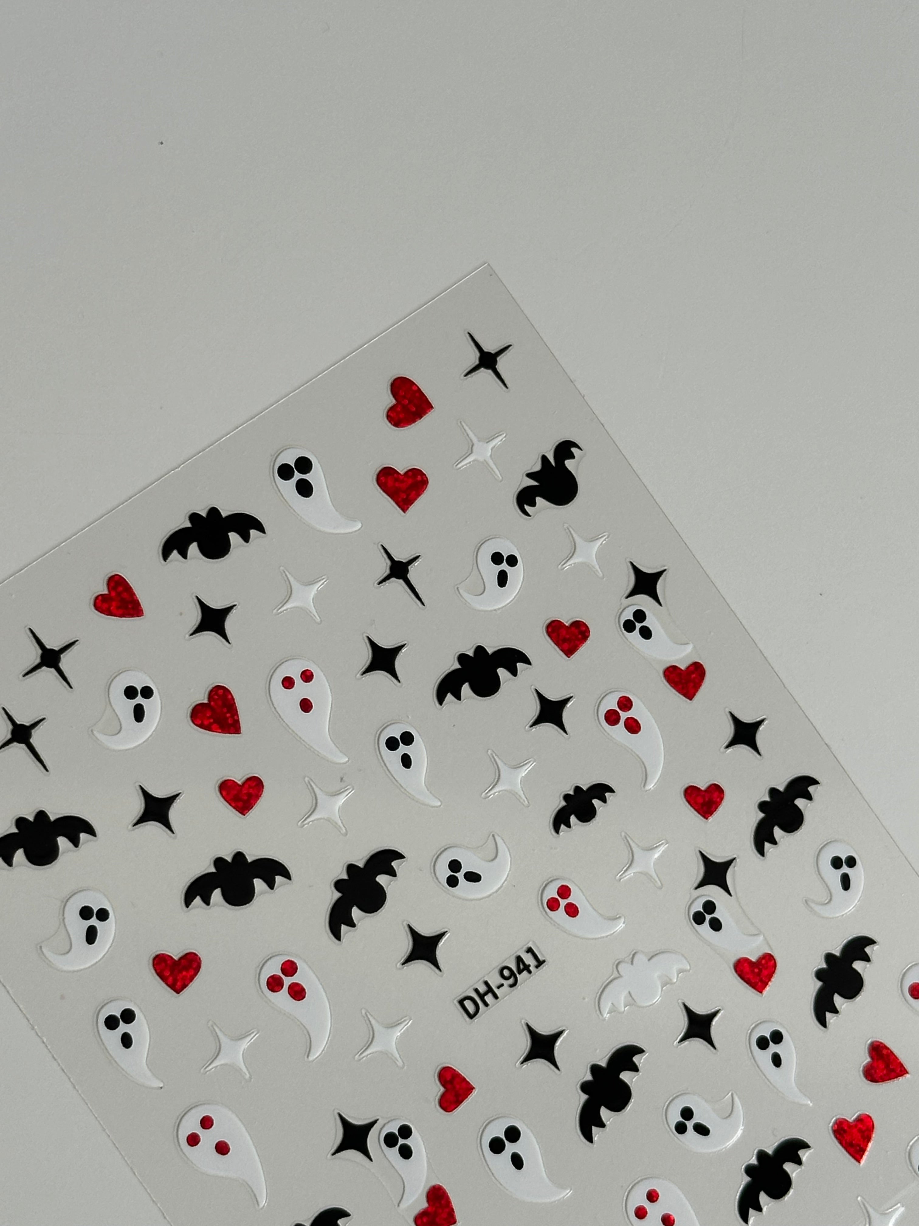 Scary PLAY Nail Art Sticker