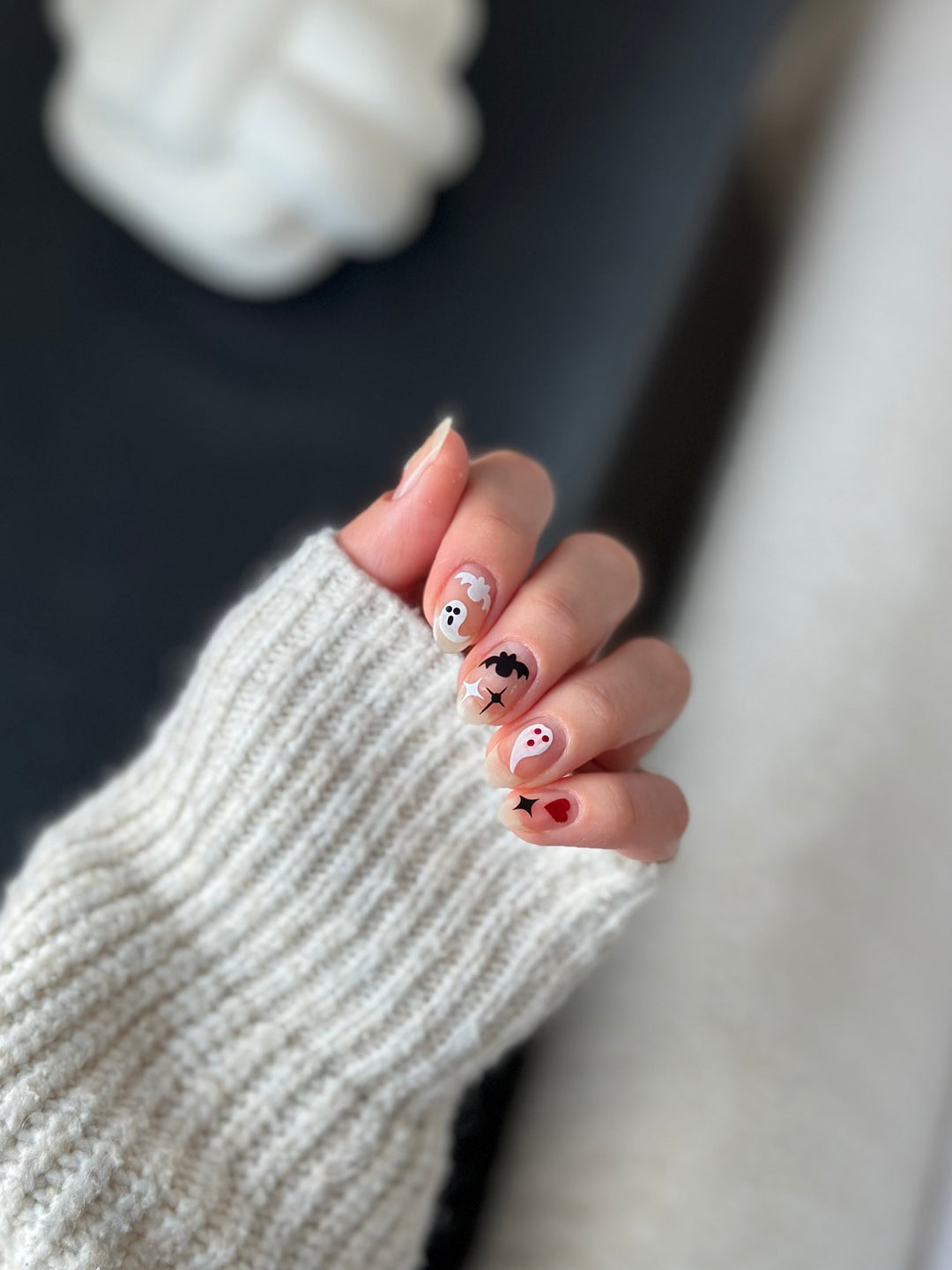 Scary PLAY Nail Art Sticker