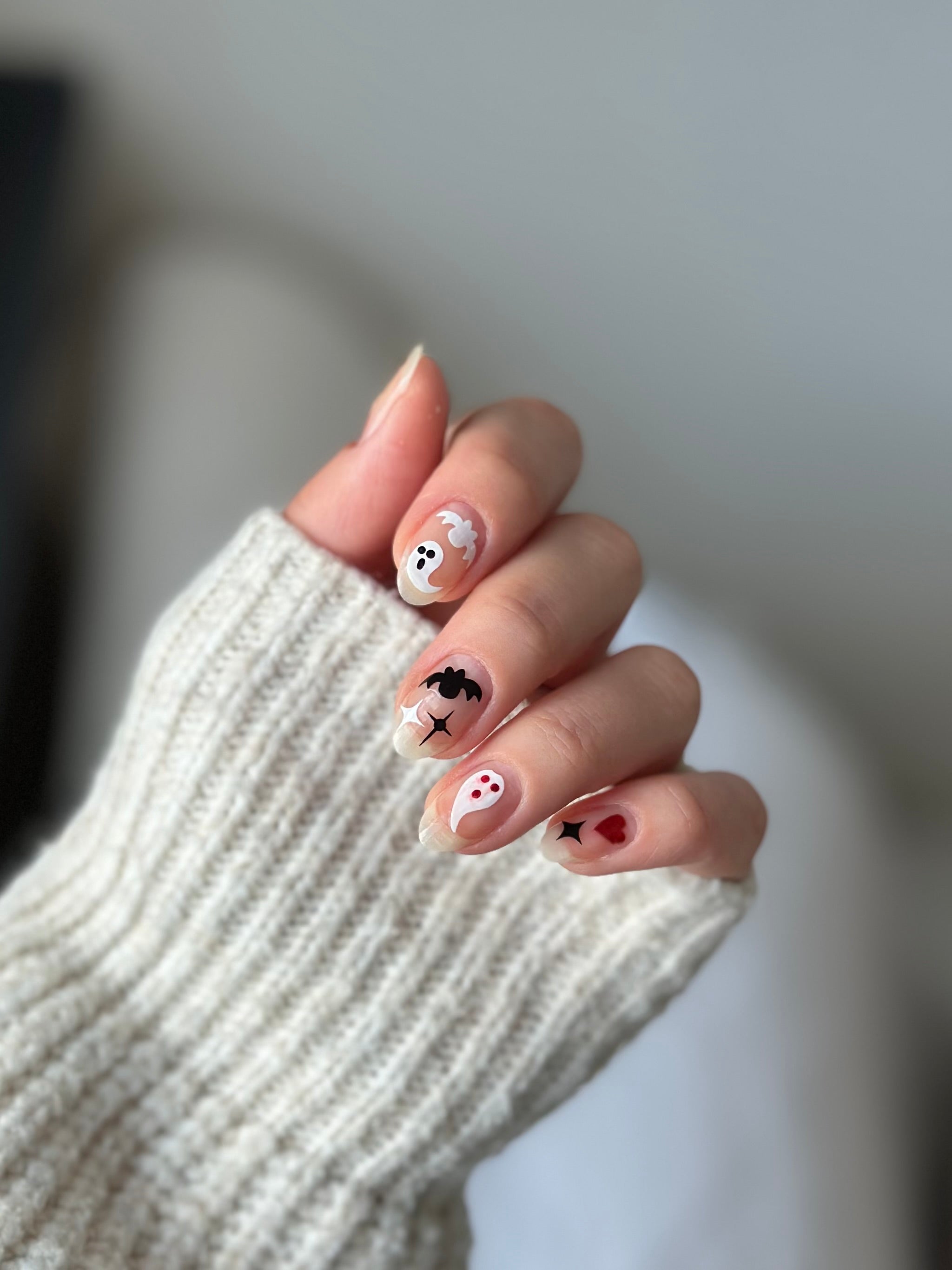 Scary PLAY Nail Art Sticker