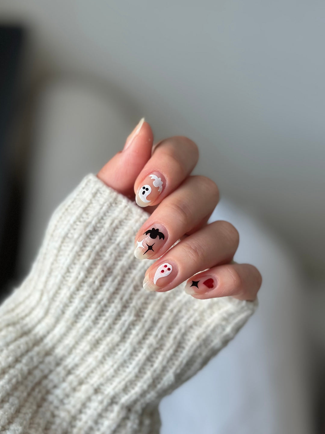 Scary PLAY Nail Art Sticker