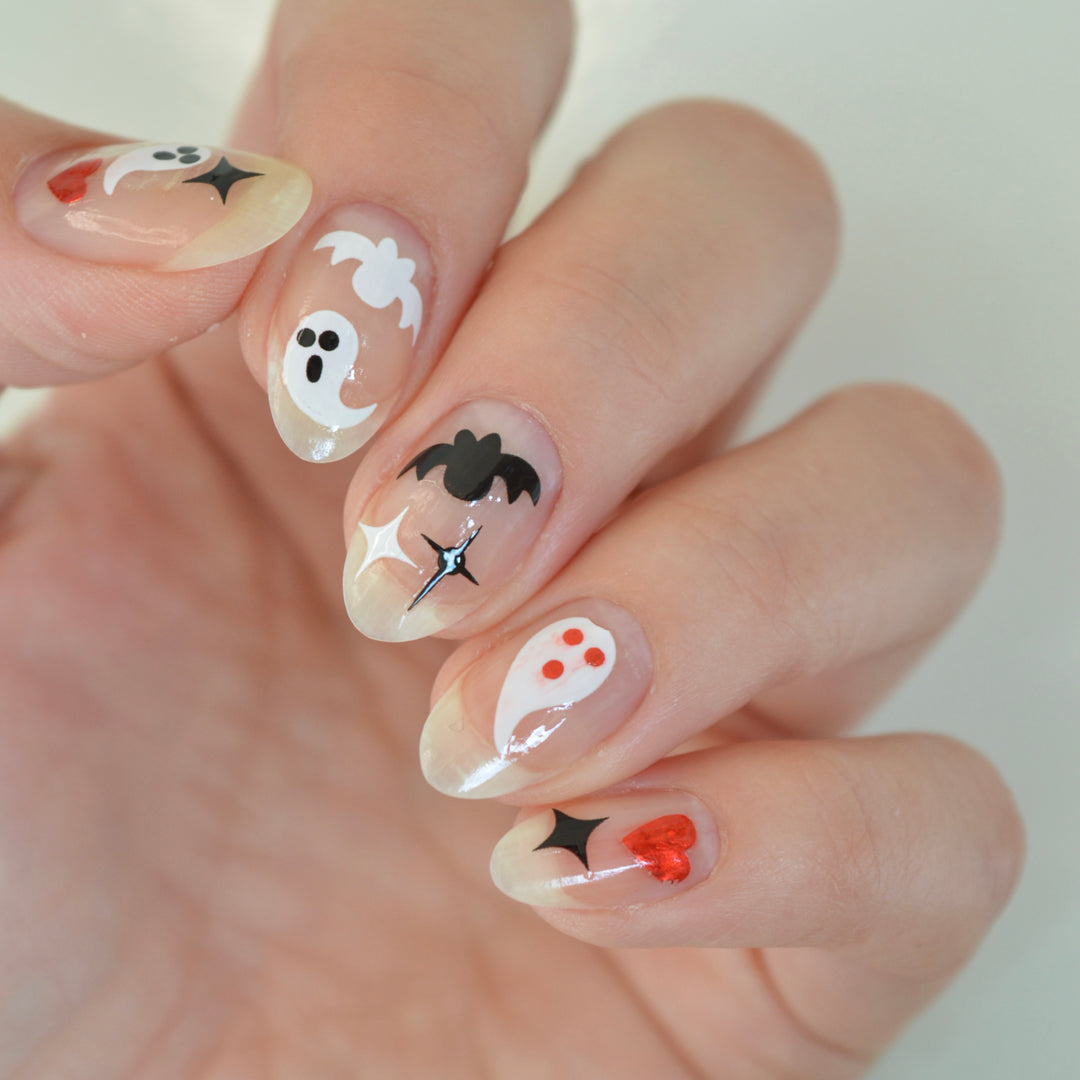 Scary PLAY Nail Art Sticker