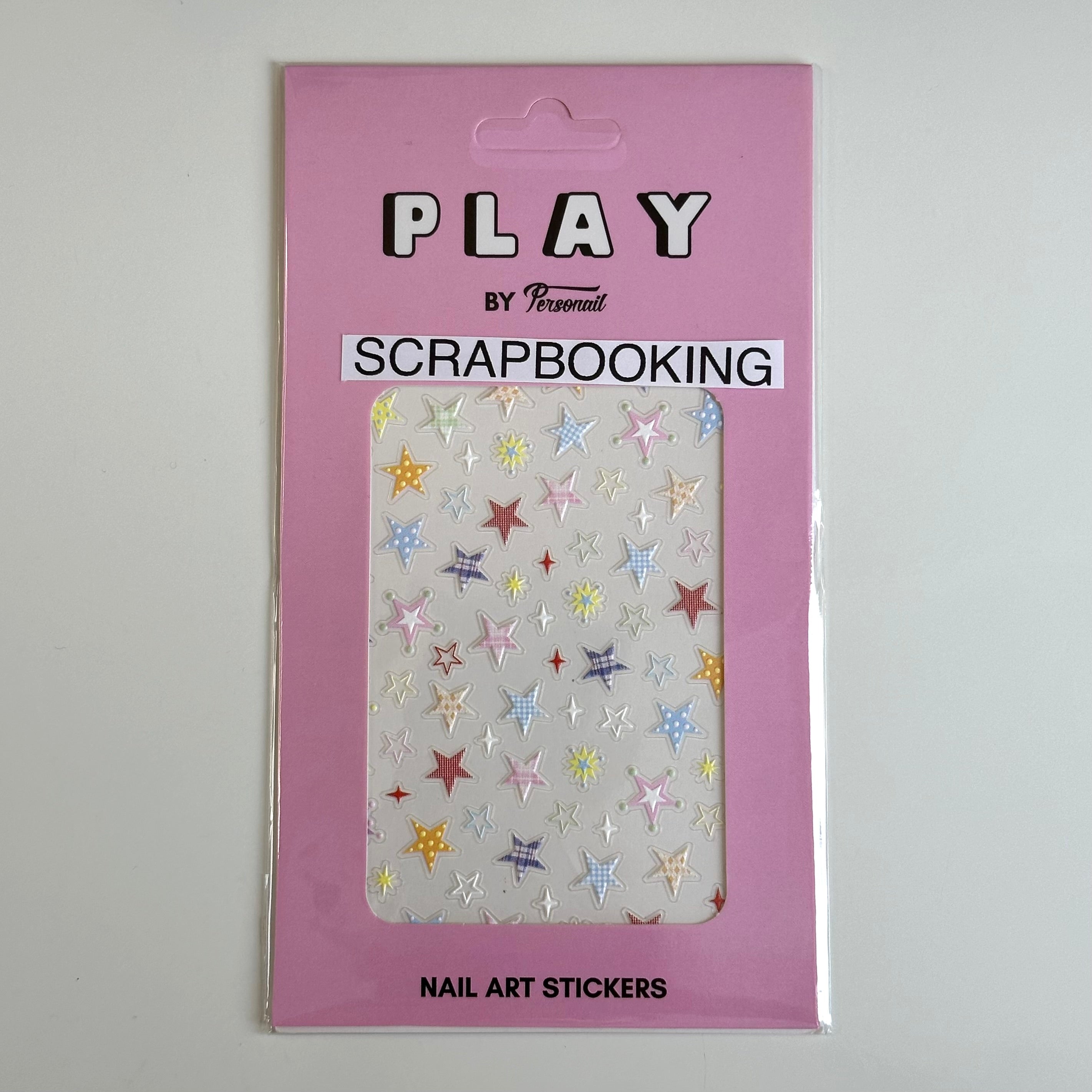 Scrapbooking PLAY Nail Art Sticker