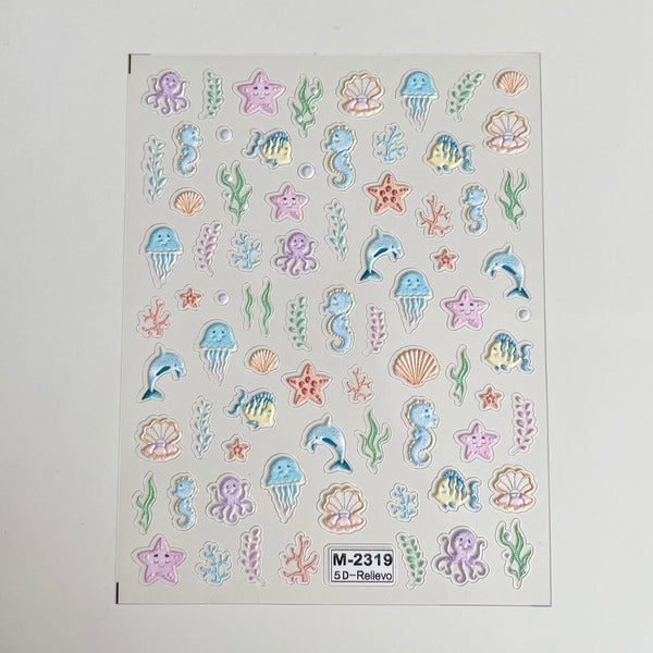 Sealife Nail Art Sticker