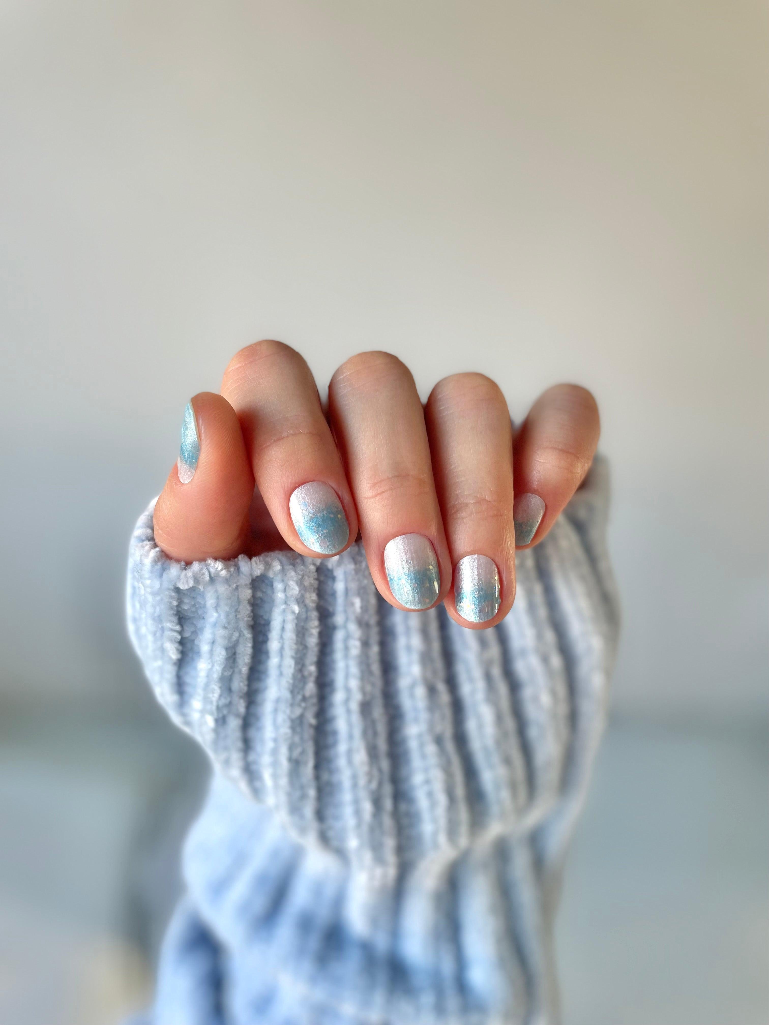 Self Titled Taylor Edition (Eras Tour)| Turquoise Glitter Nail Polish Wrap