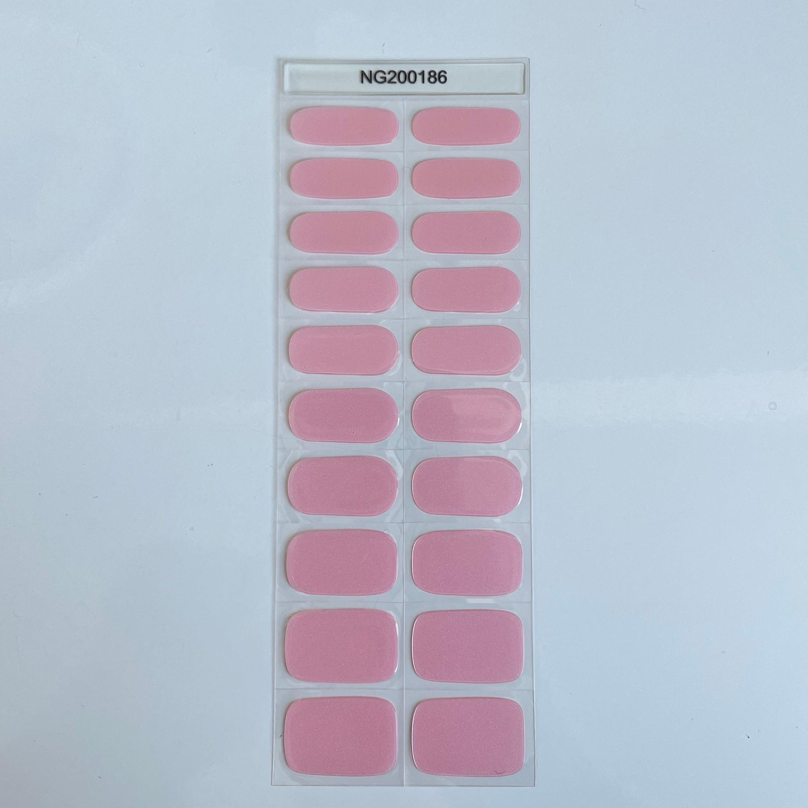 Shiny Pink | Super Jellies DIY Hard Semi Cured Gel Nail Wraps