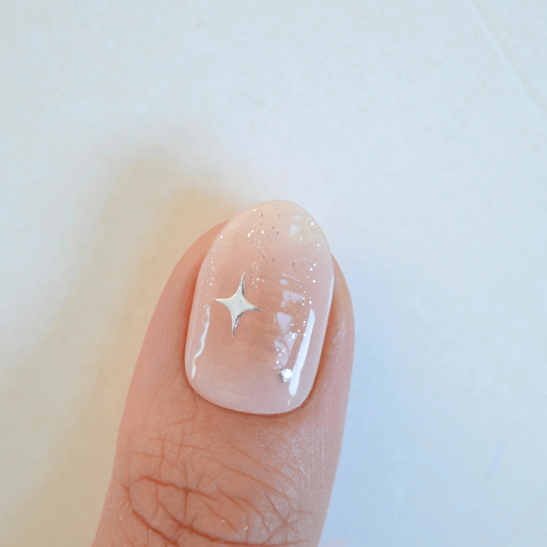 Silver Wings | Secret Garden Super Jellies DIY Hard Semi Cured Gel Nail Wraps