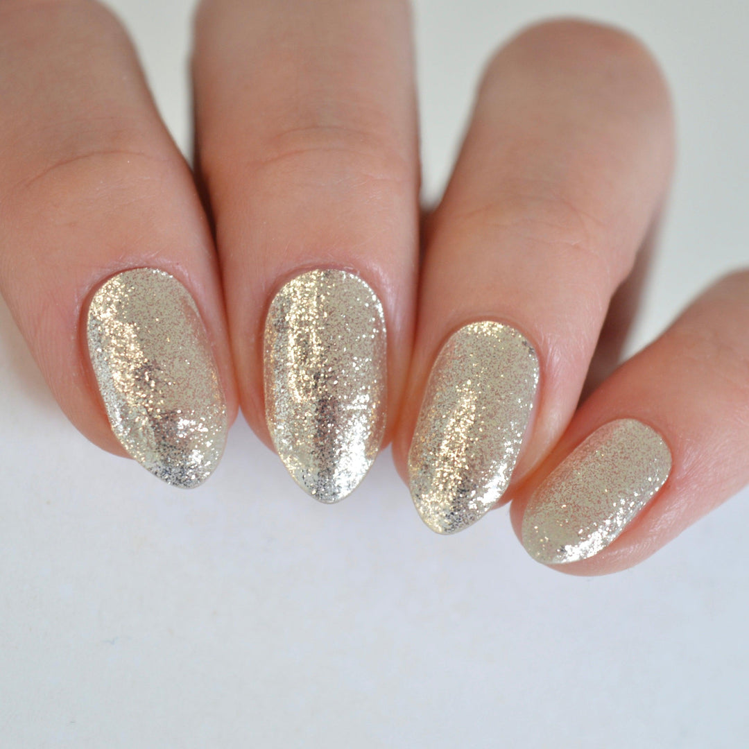 Sleek Silver | Super Jellies DIY Hard Semi Cured Gel Nail Wraps