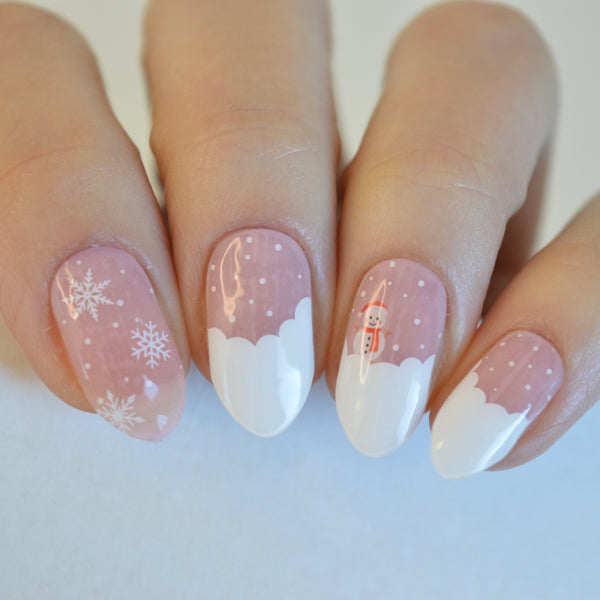 Snow Globe | Super Jellies DIY Hard Semi Cured Gel Nail Wraps