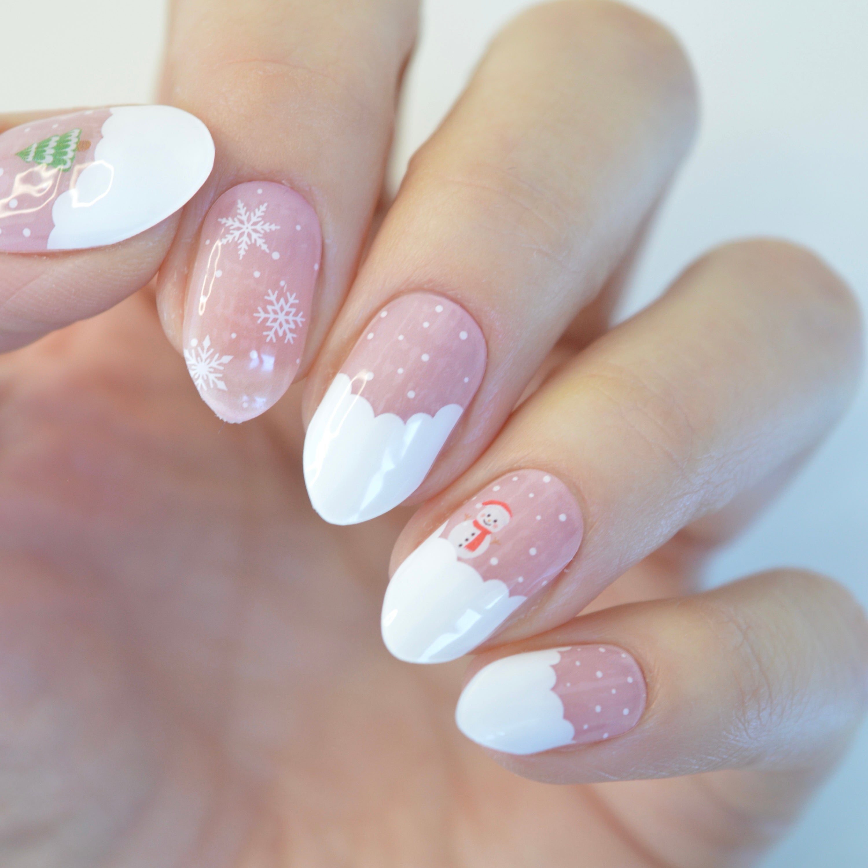 Snow Globe | Super Jellies DIY Hard Semi Cured Gel Nail Wraps
