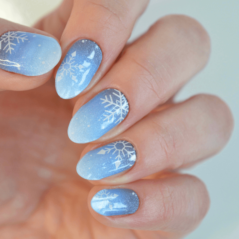 Snowy | Super Jellies DIY Hard Semi Cured Gel Nail Wraps