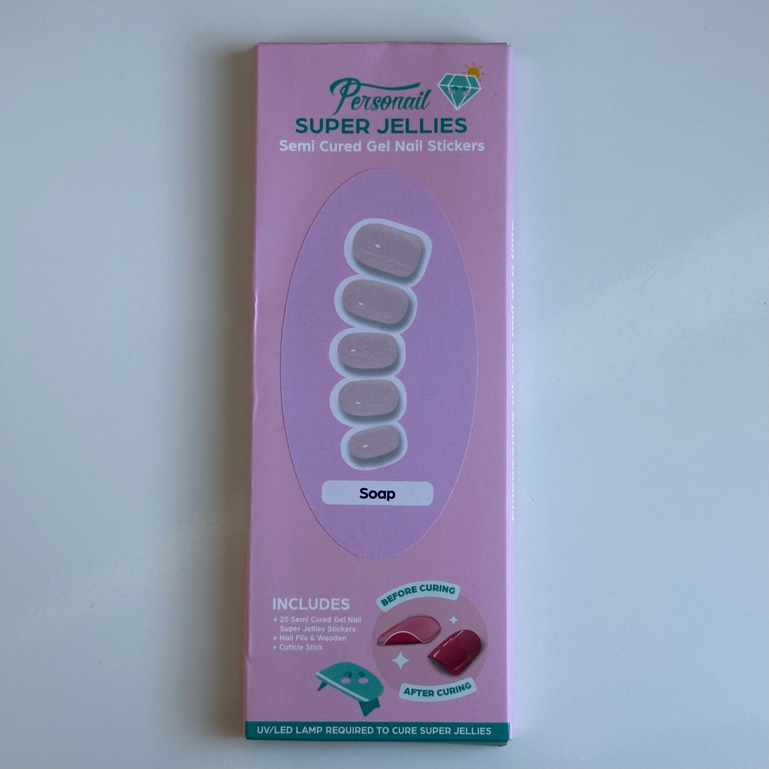 Soap | Super Jellies DIY Hard Semi Cured Gel Nail Wraps
